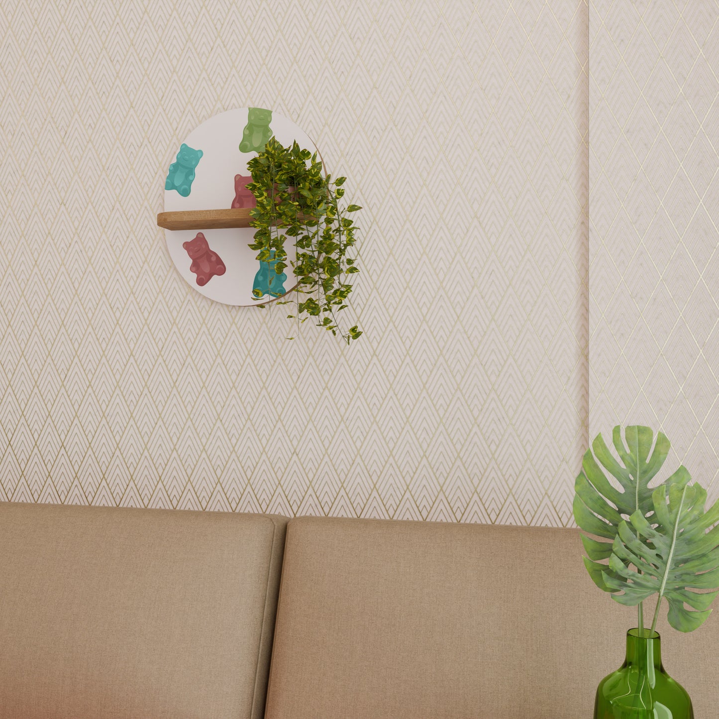 GUMMY BEARS Art Shelf