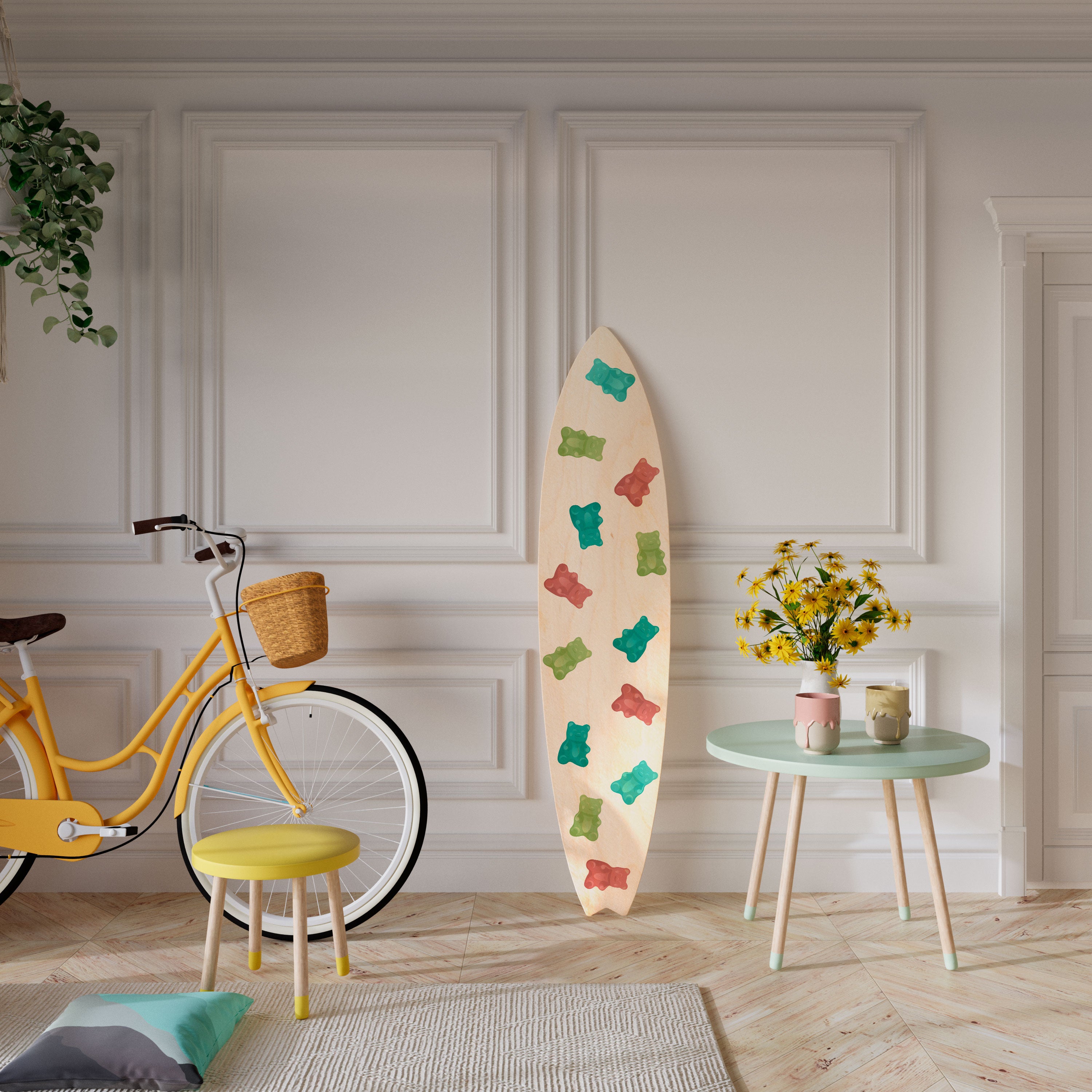 GUMMY BEARS Surfboard Decorative Panel