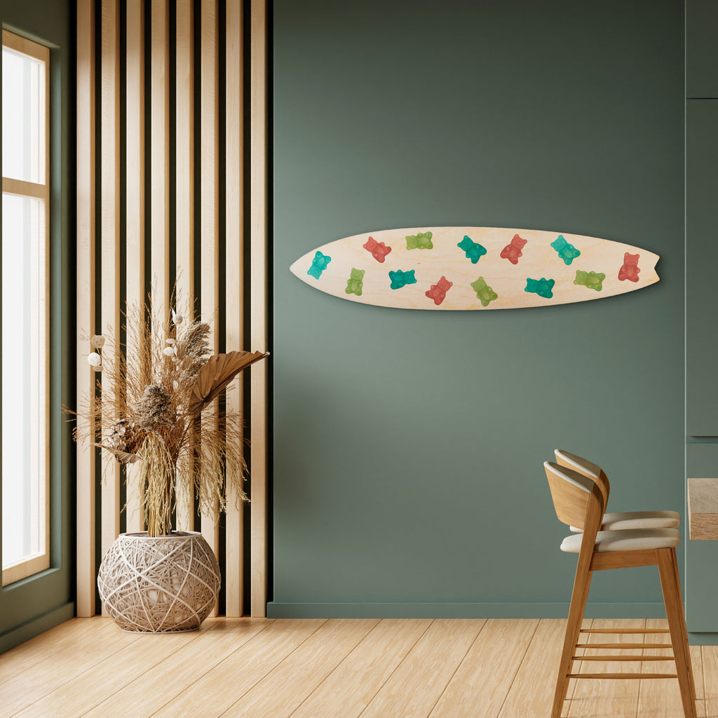 GUMMY BEARS Surfboard Decorative Panel
