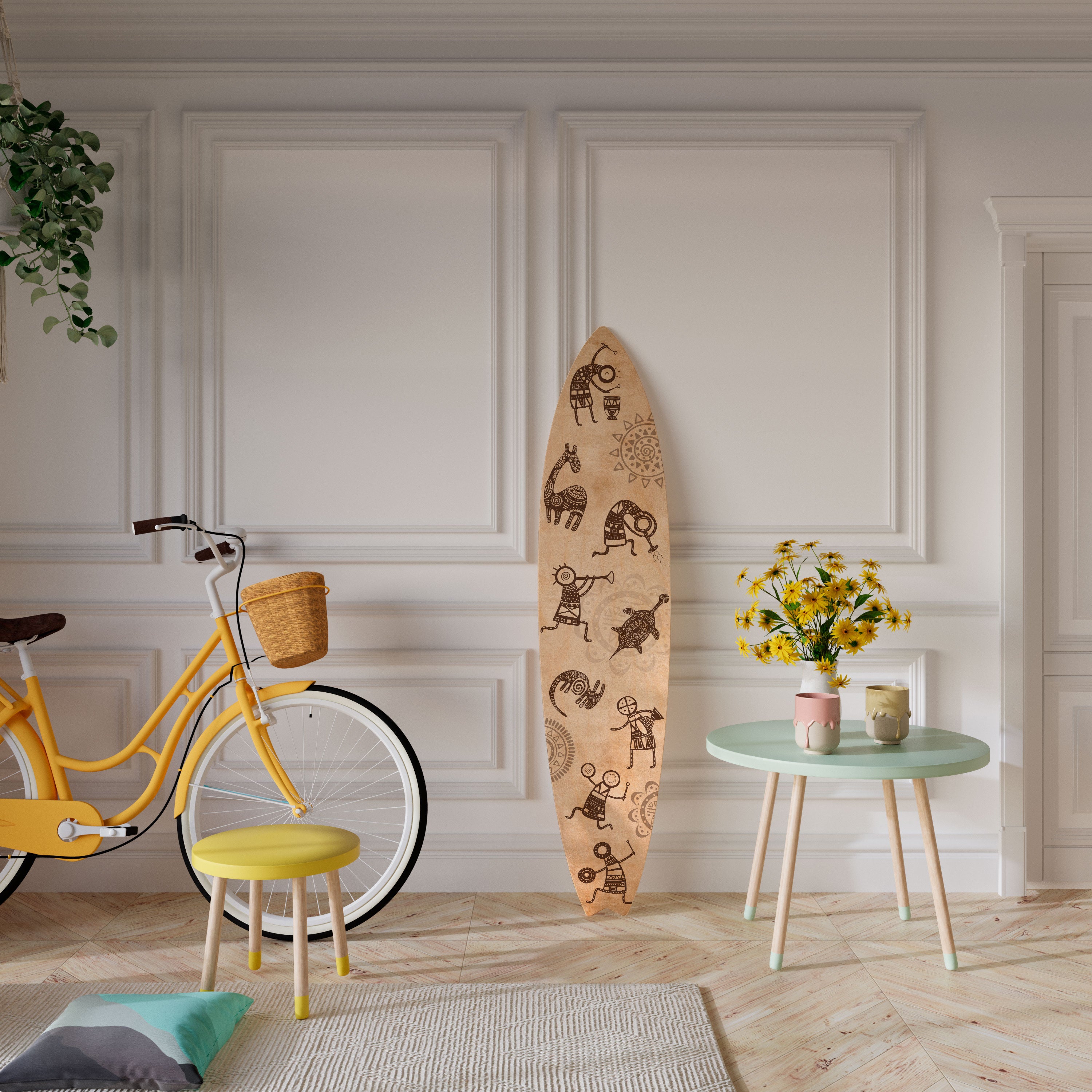 AFRICAN STYLE Surfboard Decorative Panel