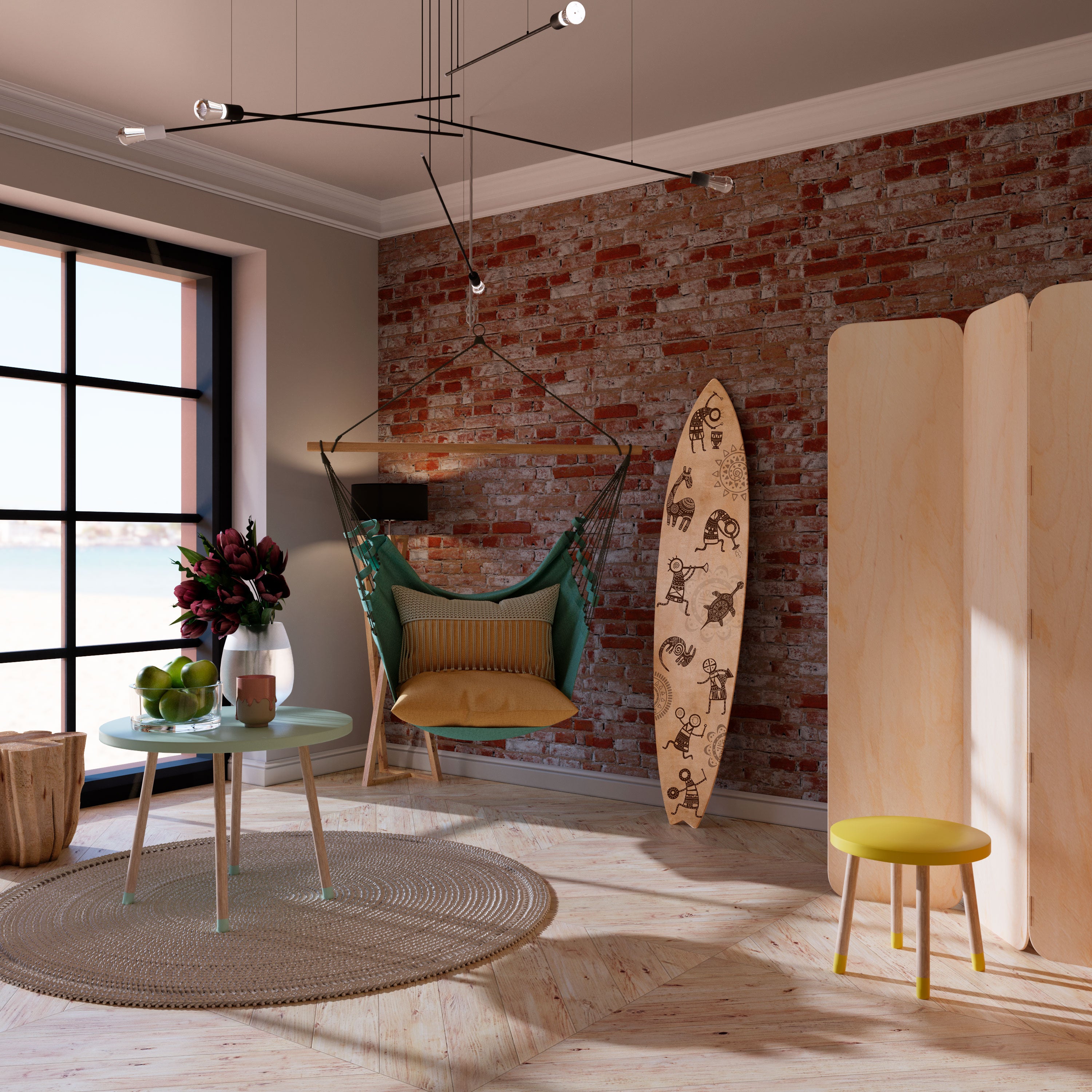 AFRICAN STYLE Surfboard Decorative Panel