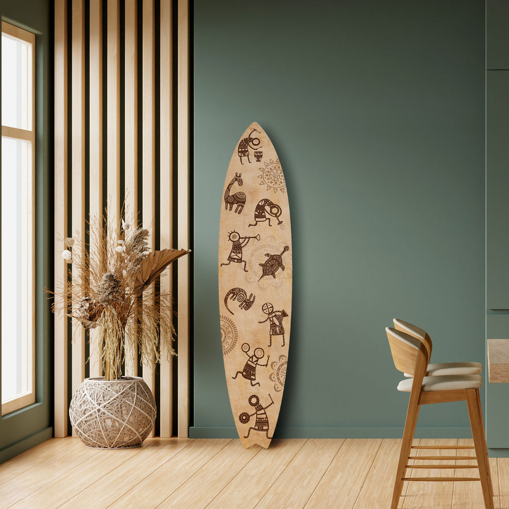 AFRICAN STYLE Surfboard Decorative Panel