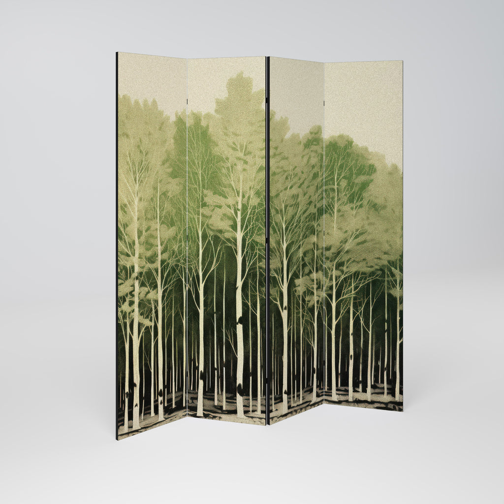 Paravent décoratif à 4 panneaux UNKNOWN NATURE