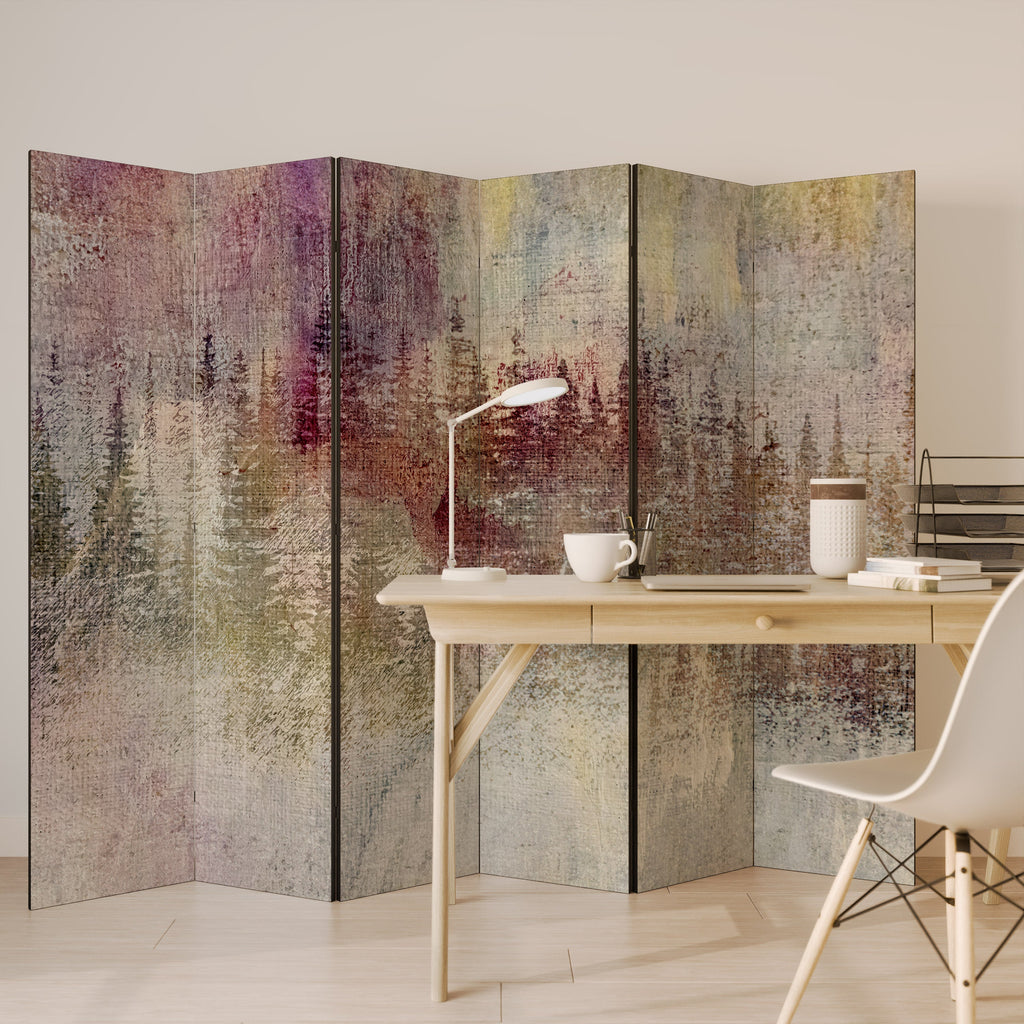 Cloison décorative à 6 panneaux VEILED SUMMIT