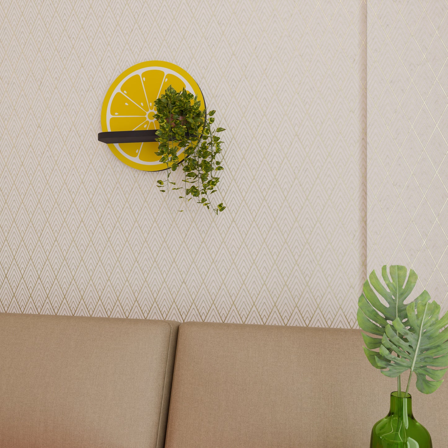 STRENGTHENING LEMON Art Shelf