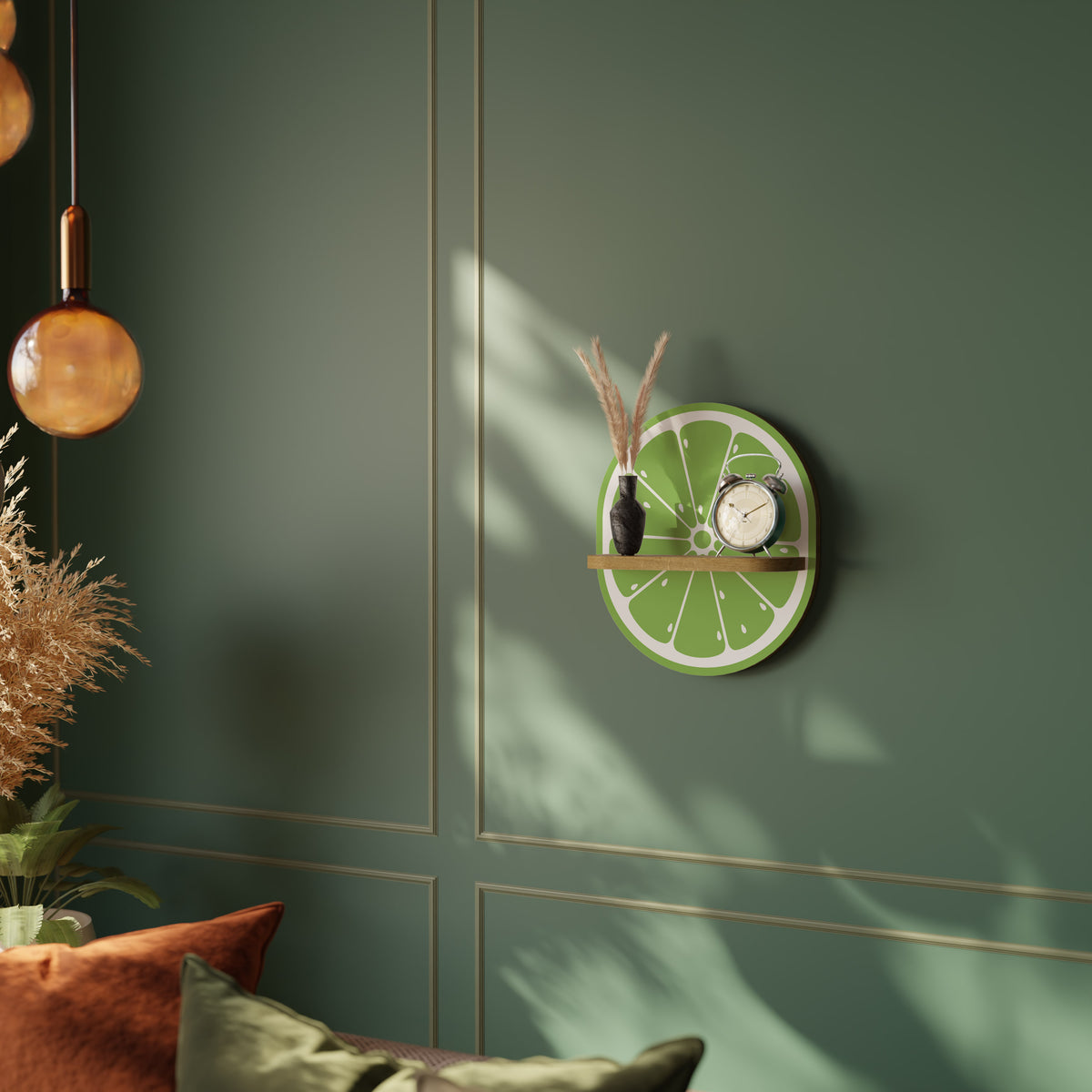 REFRESHING LIME Art Shelf