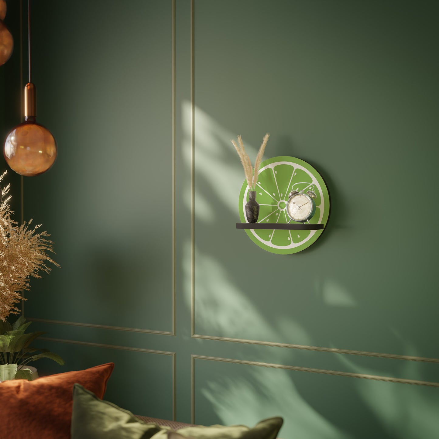 REFRESHING LIME Art Shelf