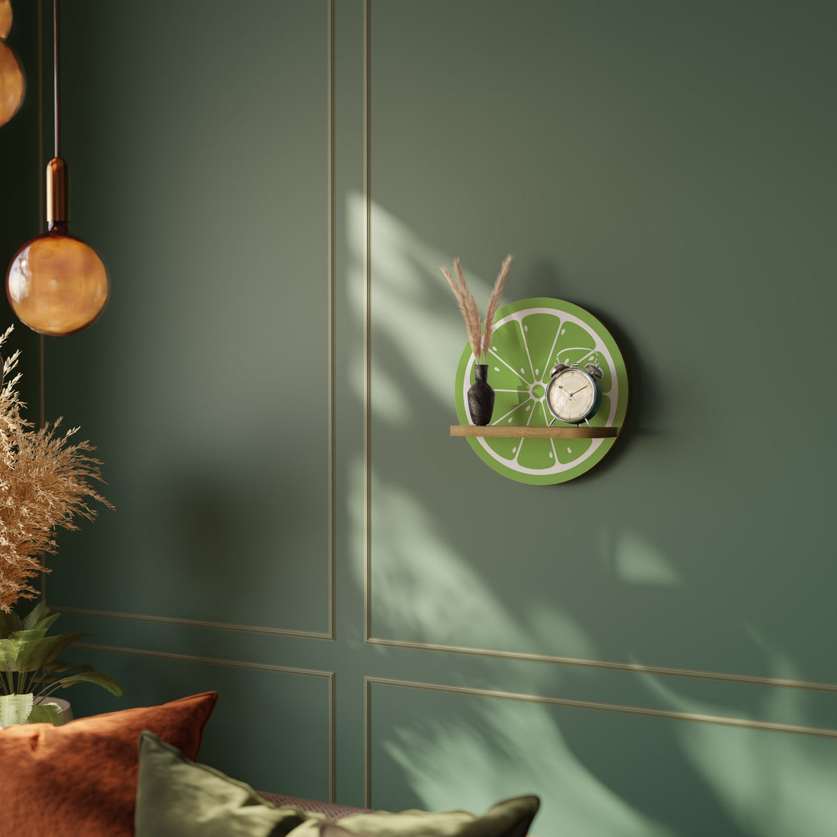 REFRESHING LIME Art Shelf