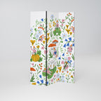 GARDEN GNOMES 3-Panel Room Divider