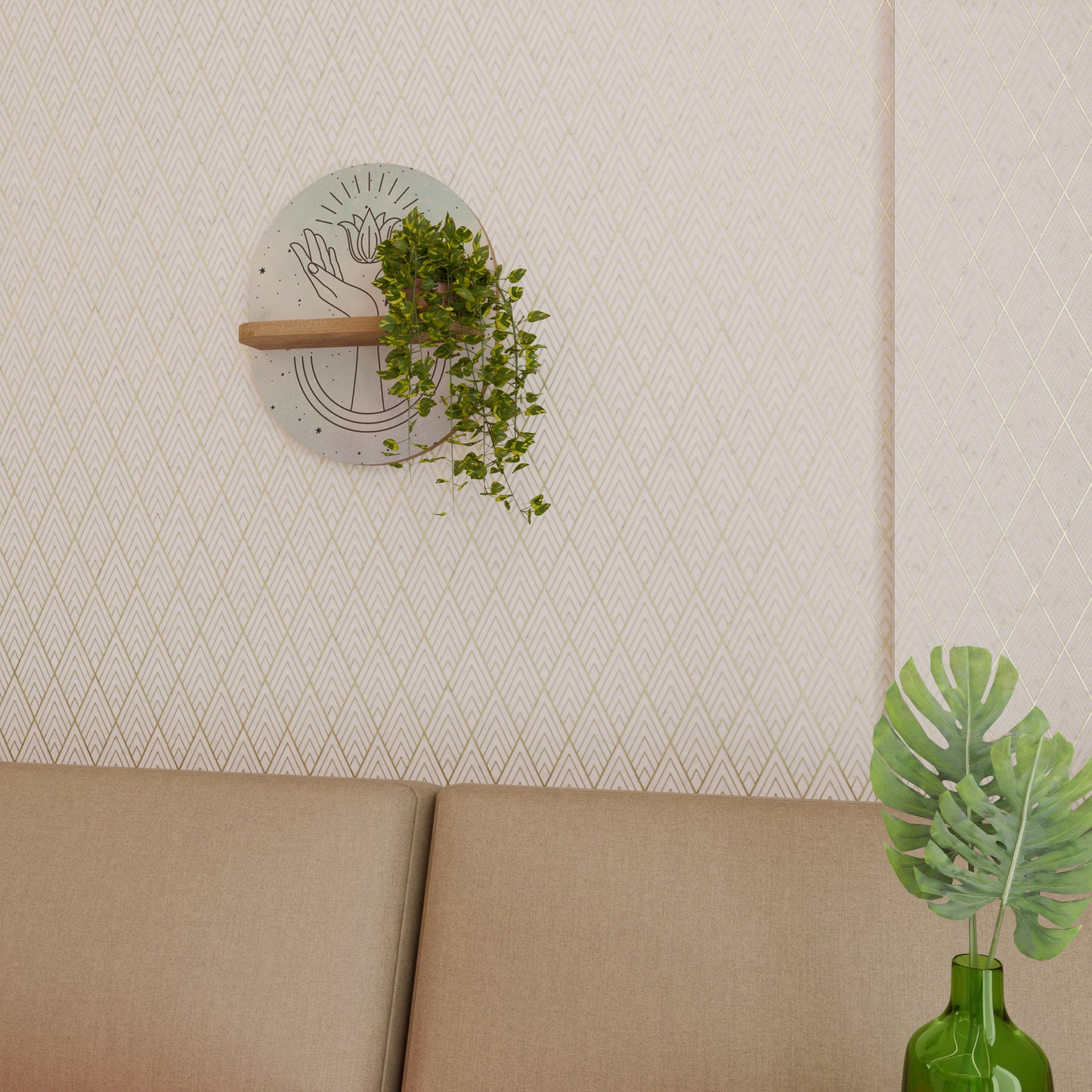 DELICATE BEAUTY Art Shelf
