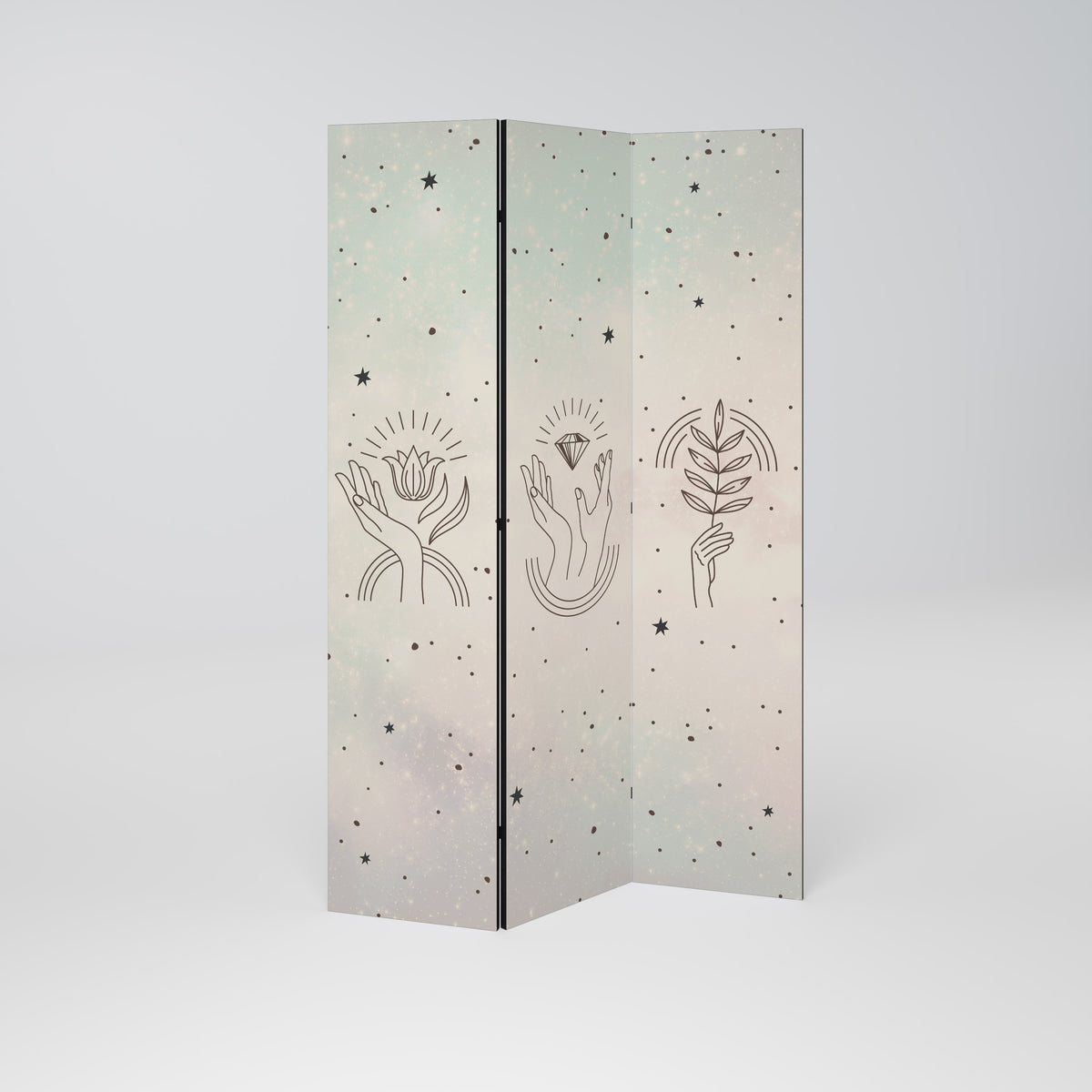 DELICATE BEAUTY 3-Panel Room Divider