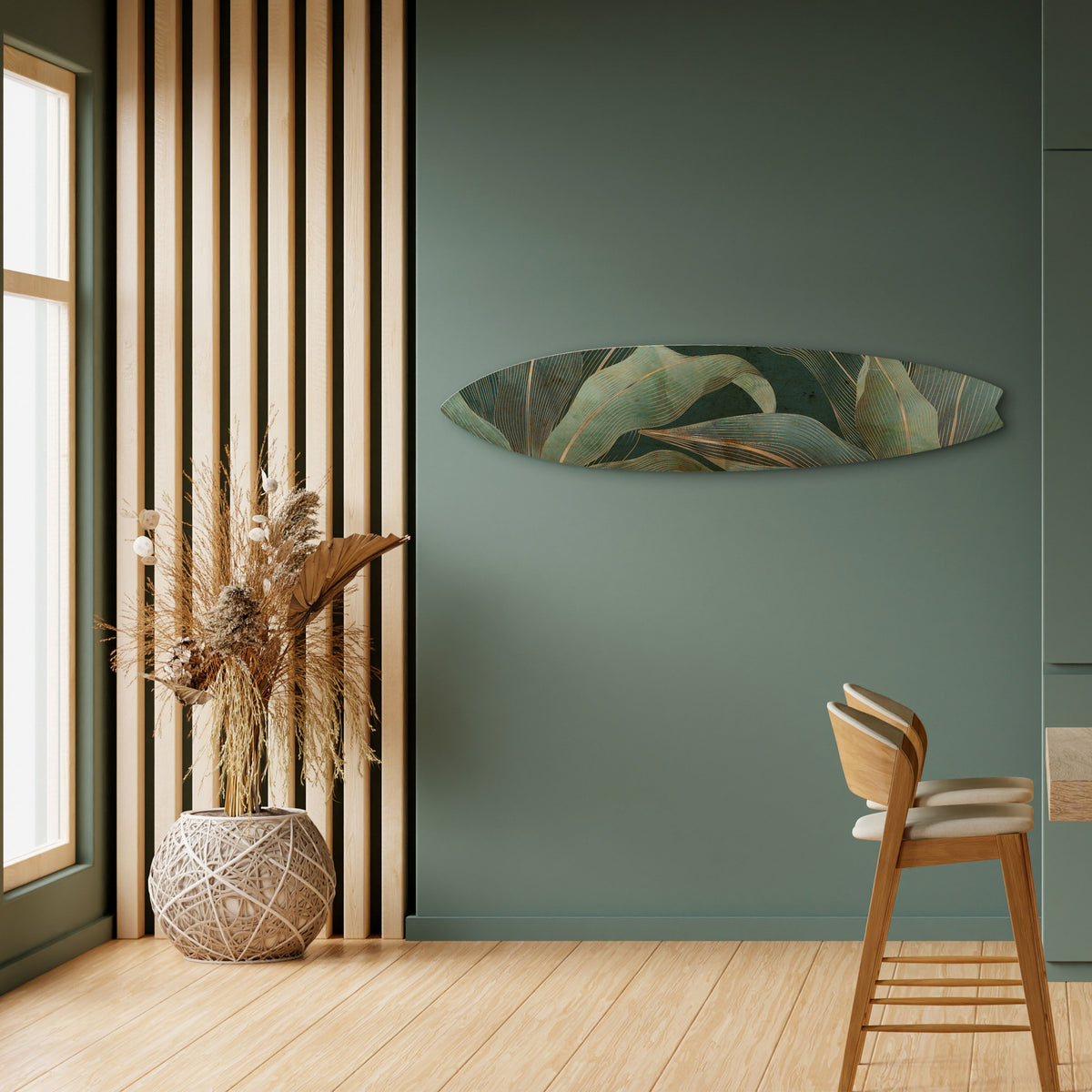 ROYAL GREEN Surfboard Decorative Panel