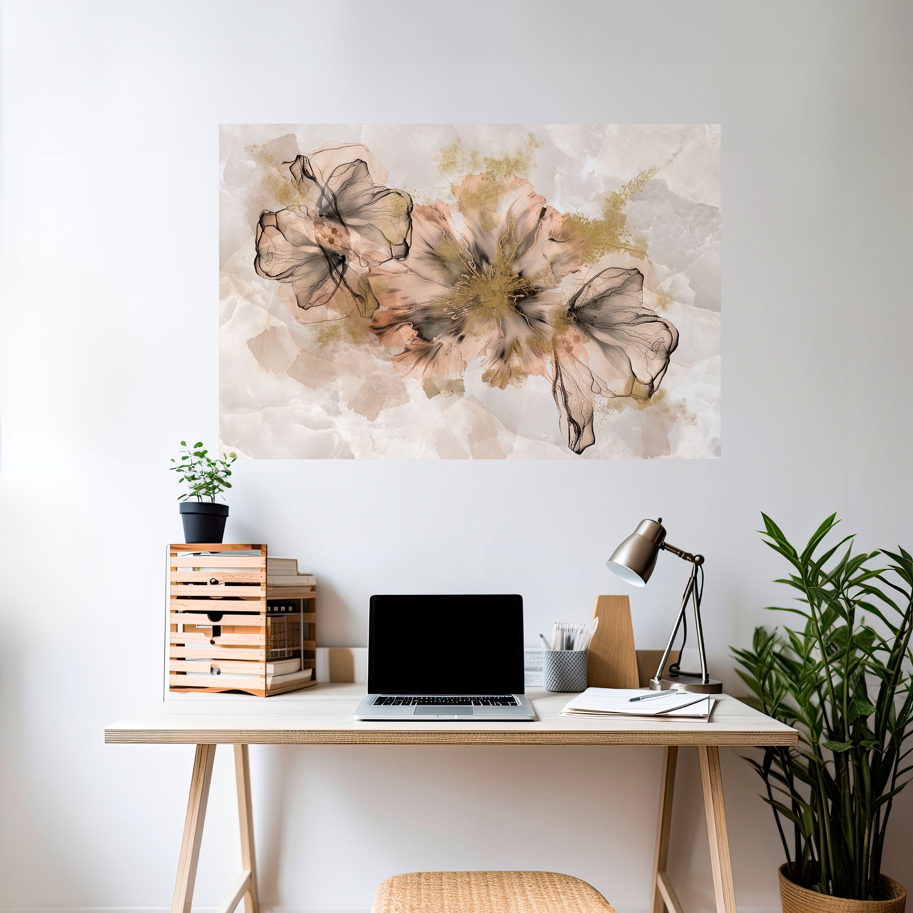 Affiche horizontale autocollante TRANSPARENTE ÉLÉGANCE