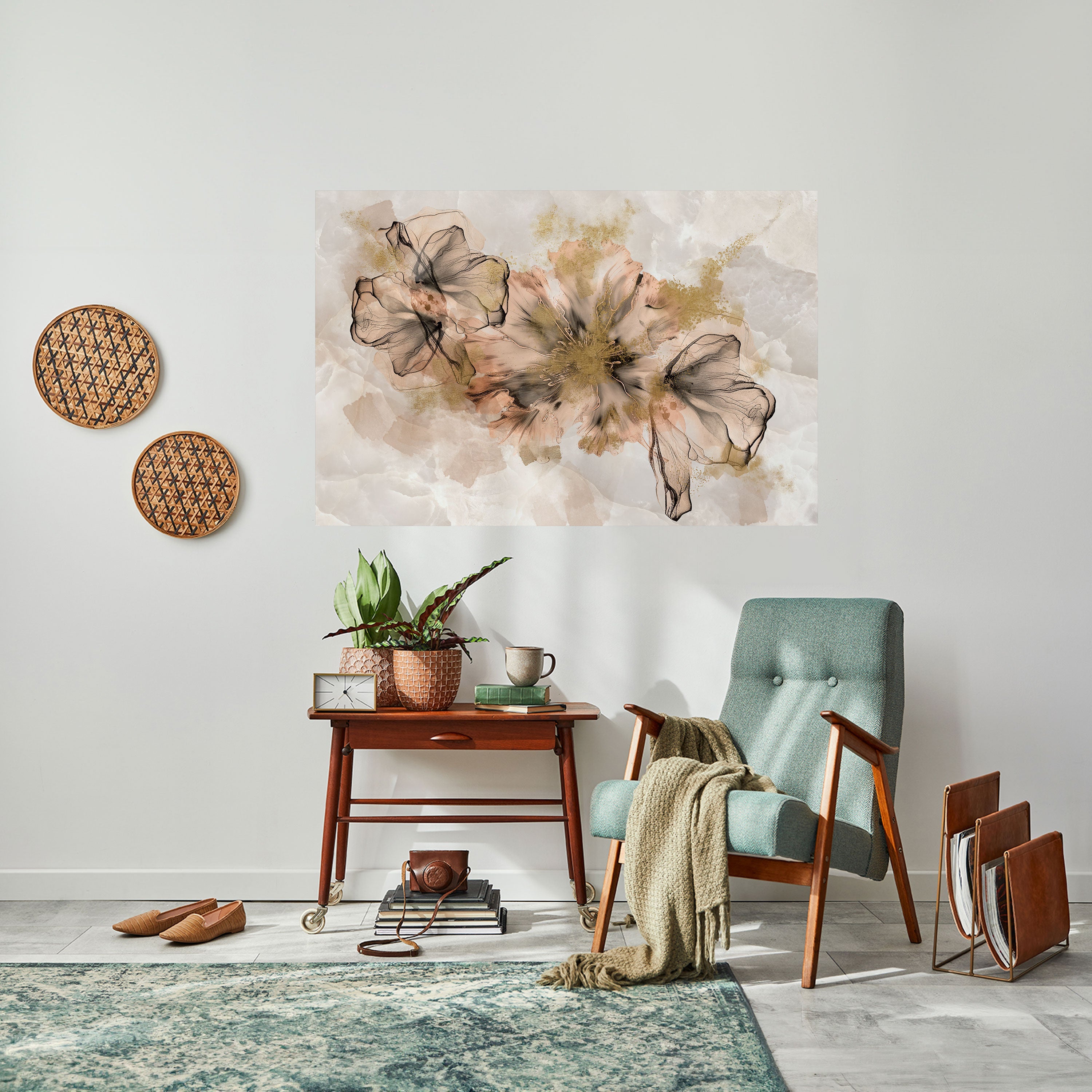 Affiche horizontale autocollante TRANSPARENTE ÉLÉGANCE