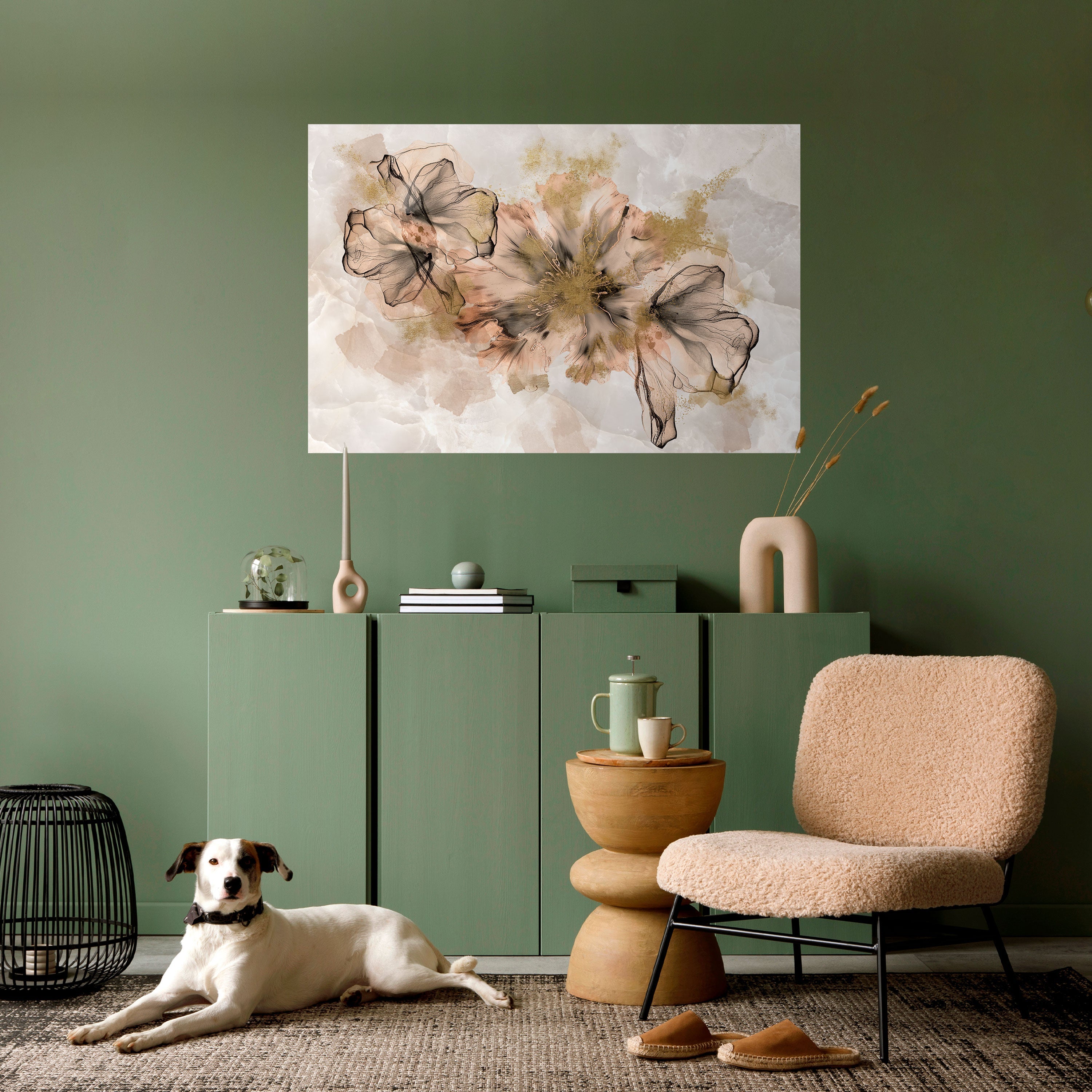 Affiche horizontale autocollante TRANSPARENTE ÉLÉGANCE