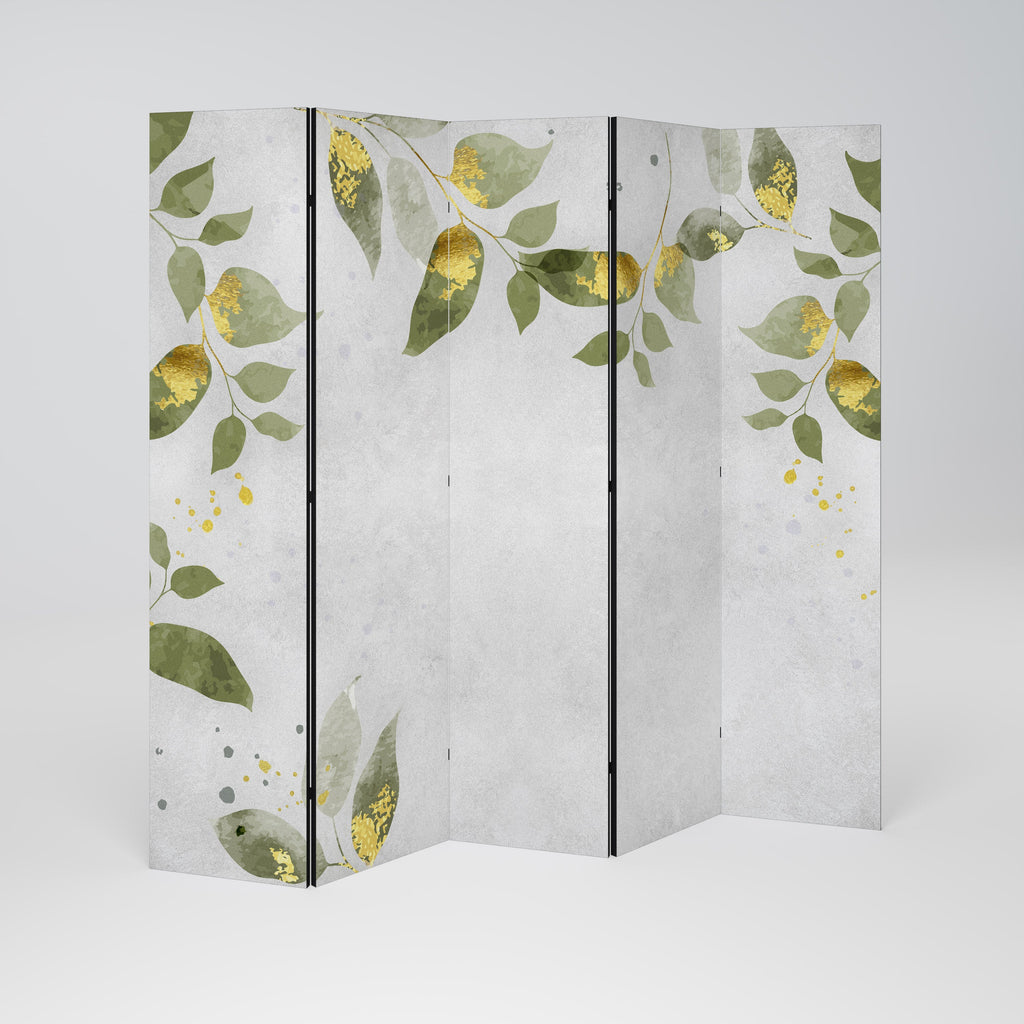 ELEGANT BOTANICS Decorative 5-Panel Room Divider