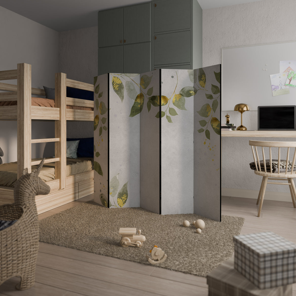 ELEGANT BOTANICS 5-Panel Room Divider