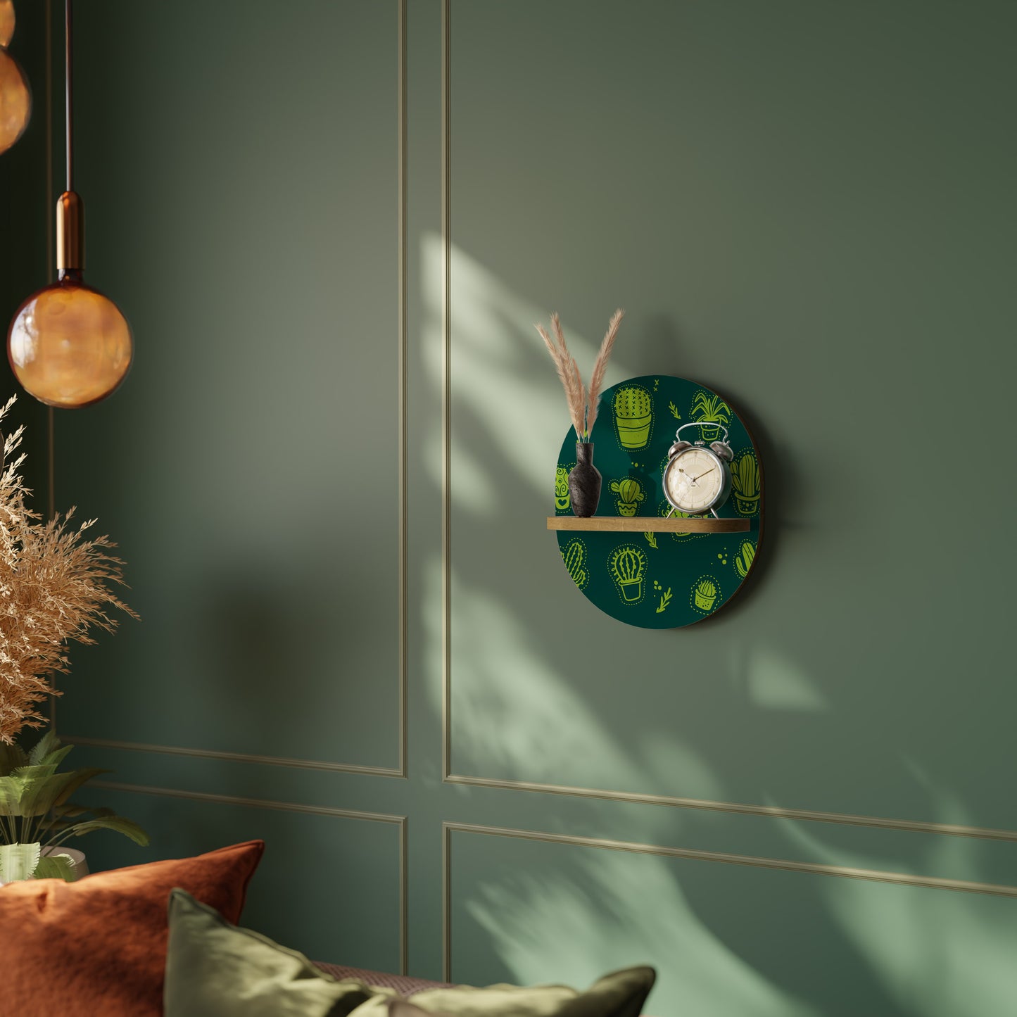 DESERT GREEN Art Shelf