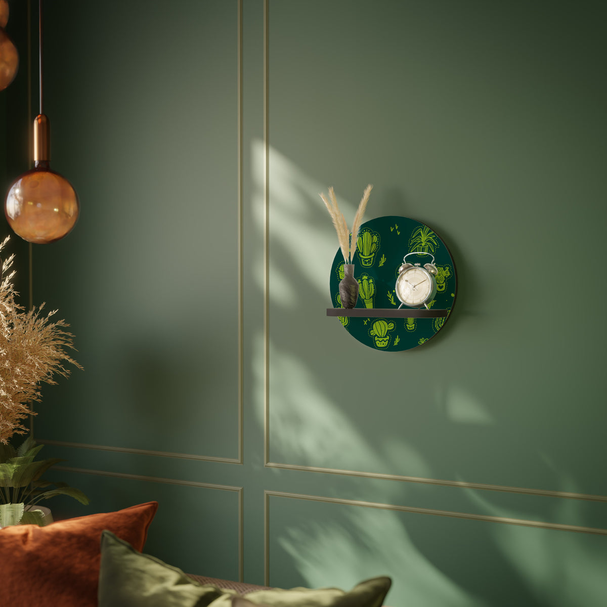 DESERT GREEN Art Shelf