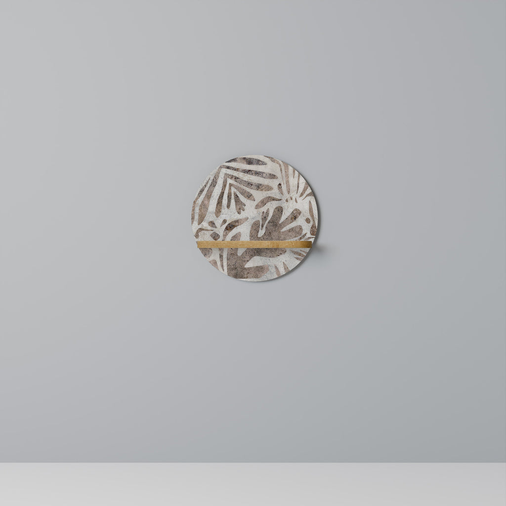 Étagère ronde PASSING TIME effet chêne