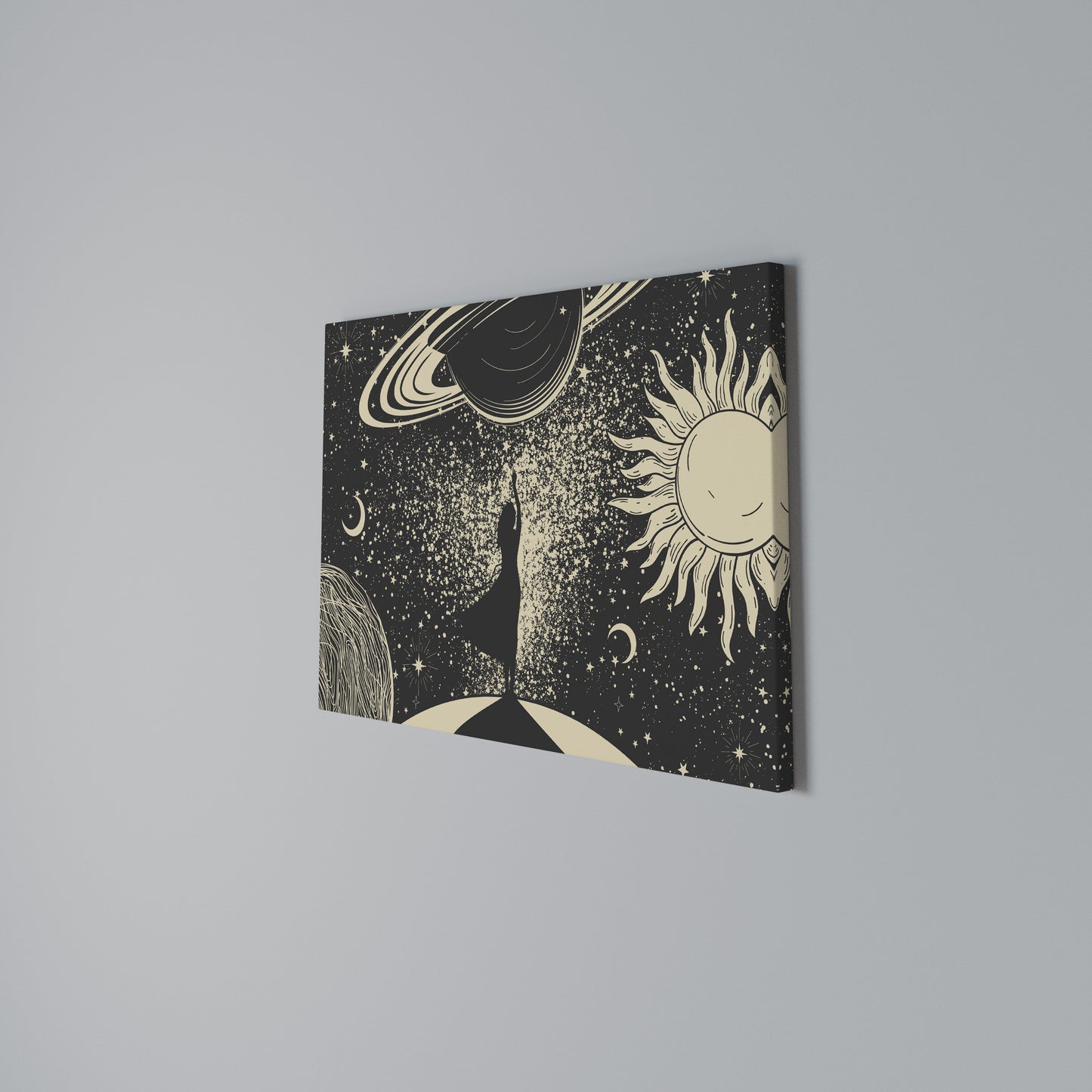 MYSTIC UNIVERSE Horizontal Canvas Print