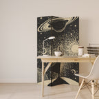 MYSTIC UNIVERSE 3-Panel Room Divider