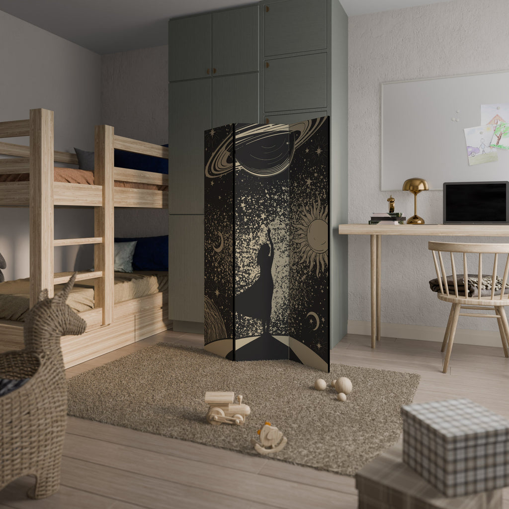 MYSTIC UNIVERSE Paravent décoratif à 3 panneaux