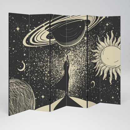 MYSTIC UNIVERSE 6-Panel Room Divider