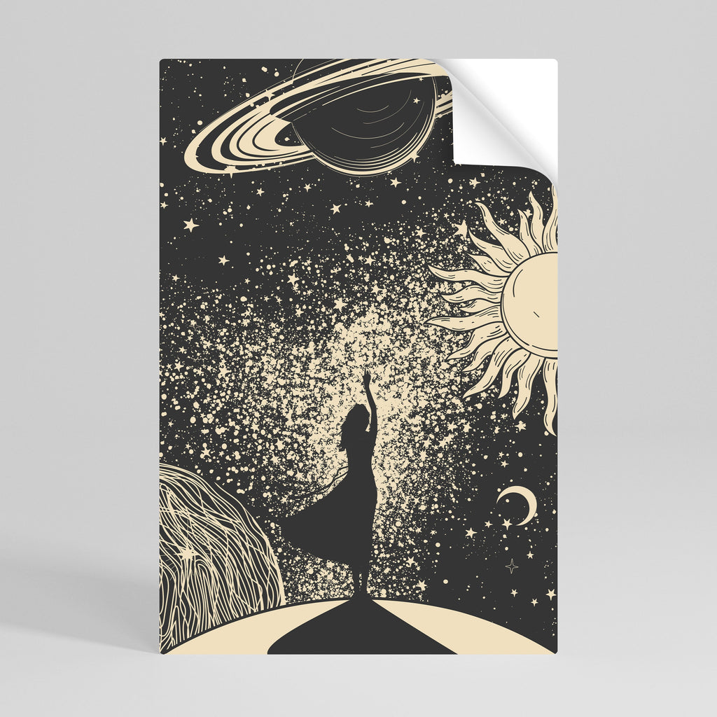 Affiche verticale autocollante MYSTIC UNIVERSE