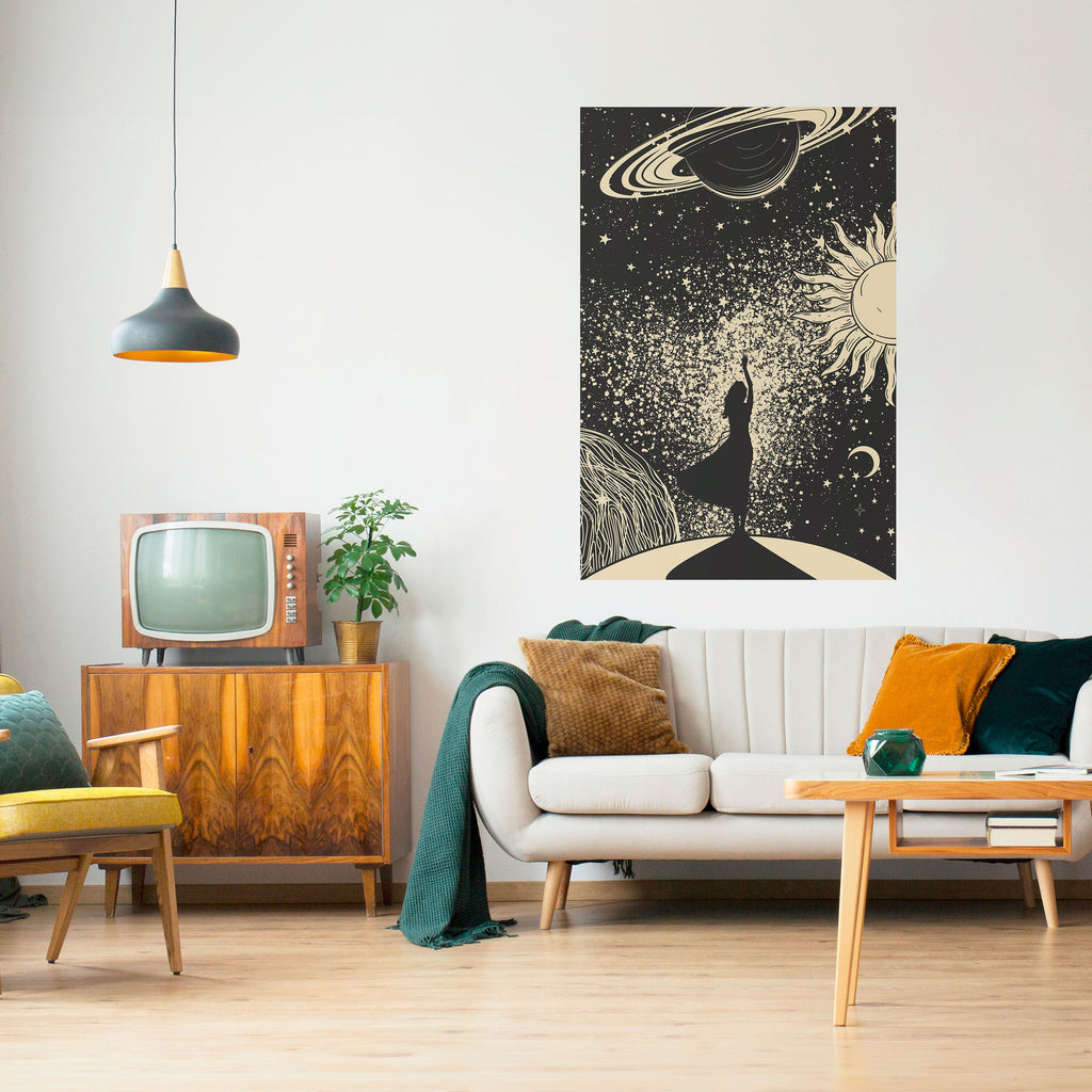 Affiche verticale autocollante MYSTIC UNIVERSE