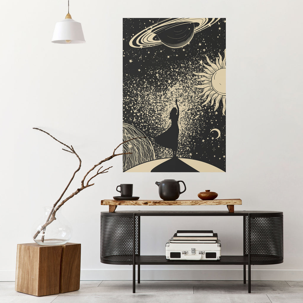 Affiche verticale autocollante MYSTIC UNIVERSE