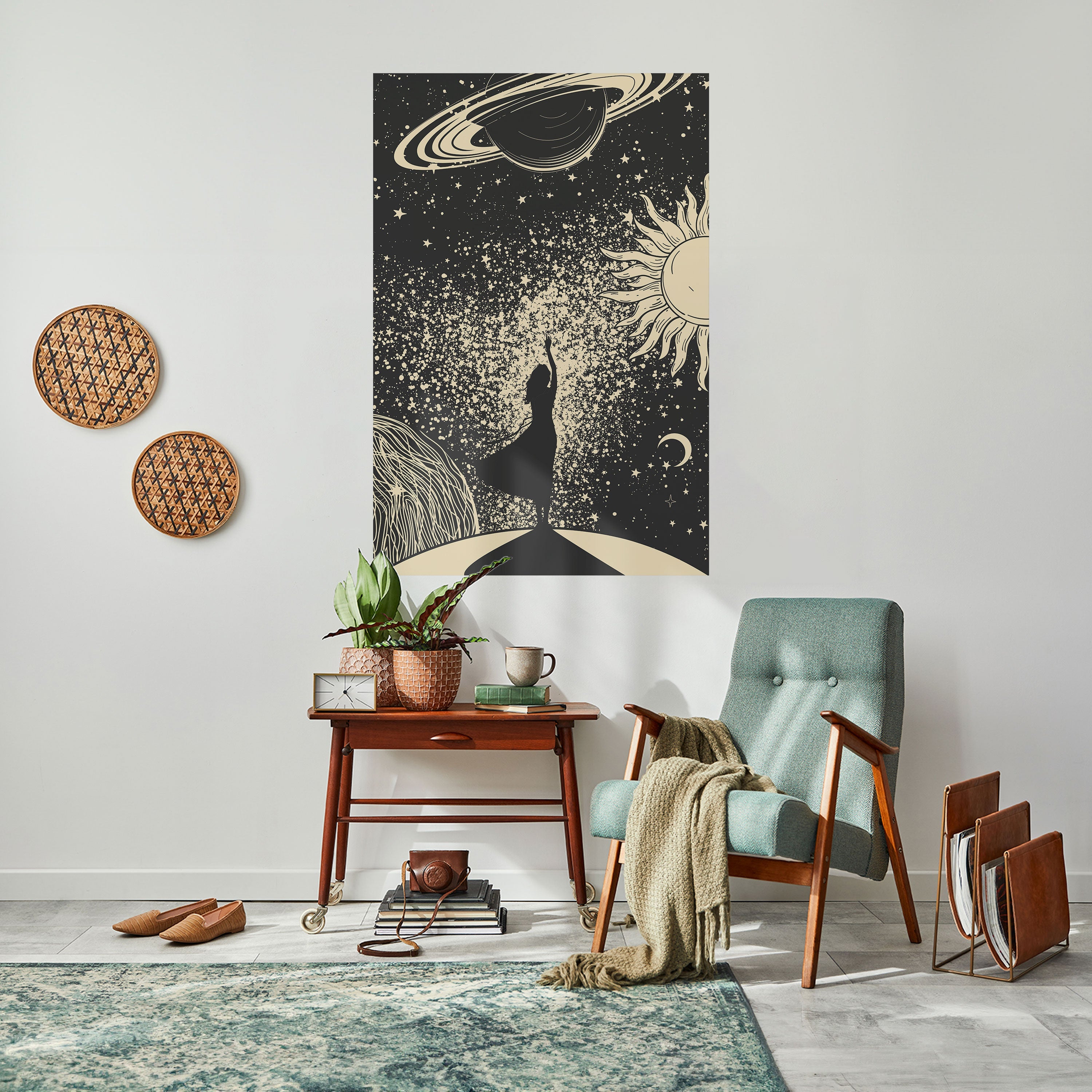 Affiche verticale autocollante MYSTIC UNIVERSE
