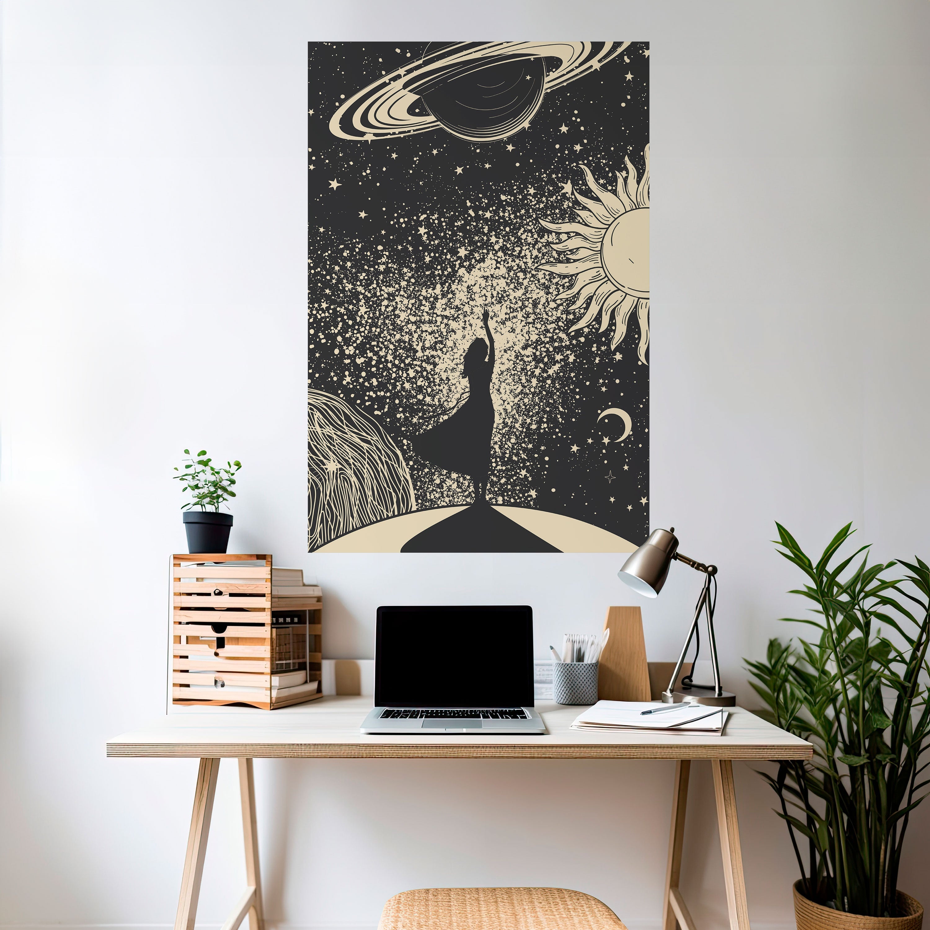Affiche verticale autocollante MYSTIC UNIVERSE