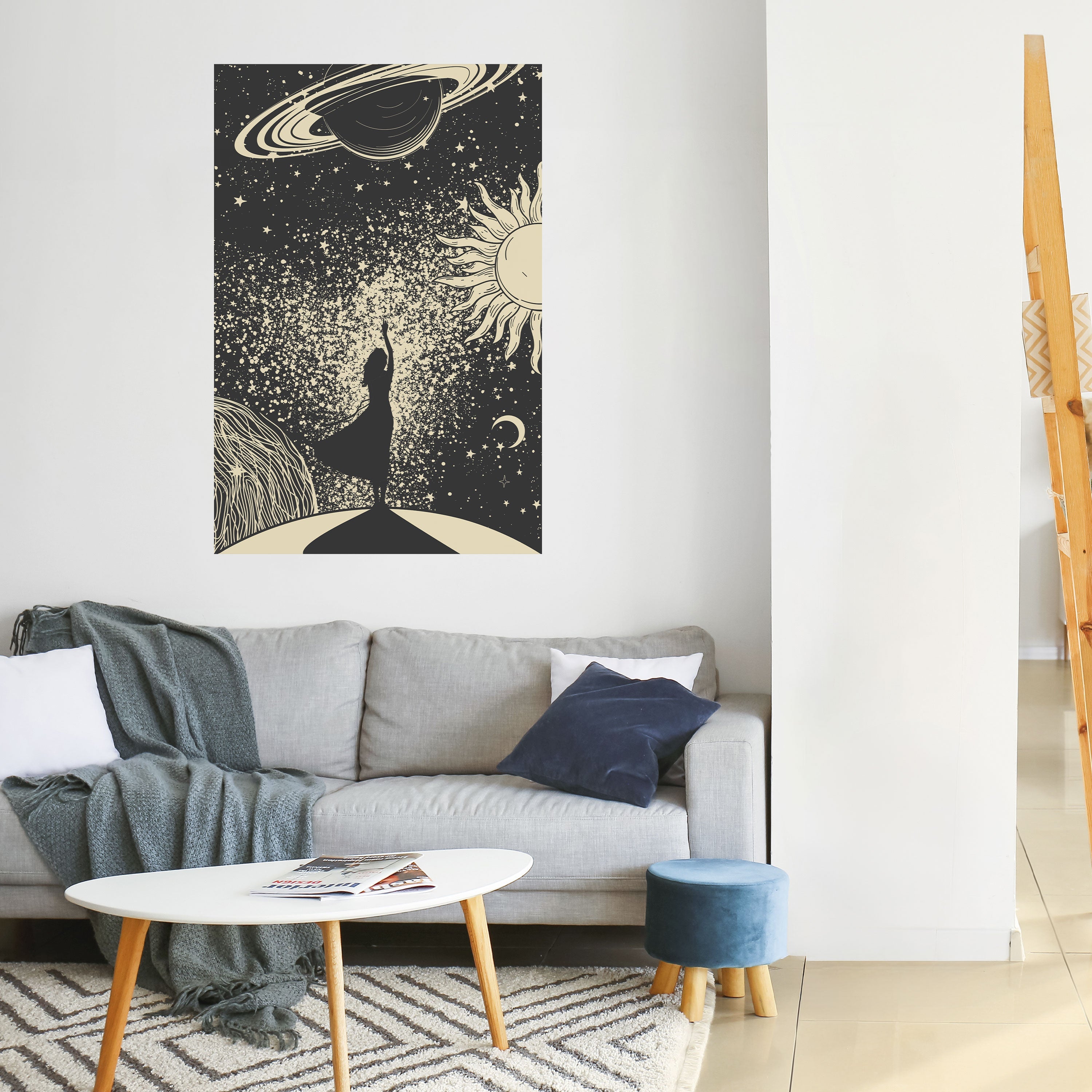 Affiche verticale autocollante MYSTIC UNIVERSE