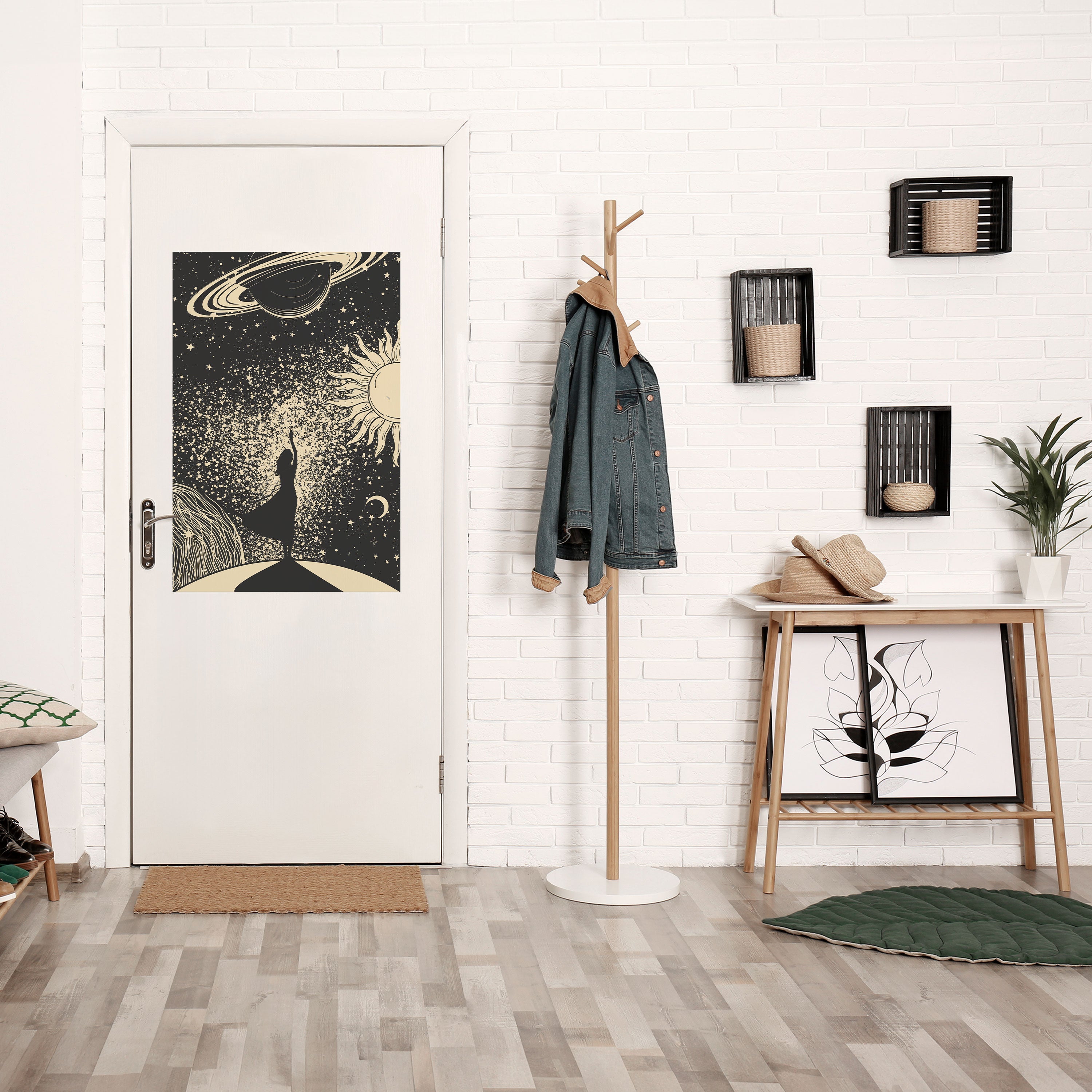 Affiche verticale autocollante MYSTIC UNIVERSE