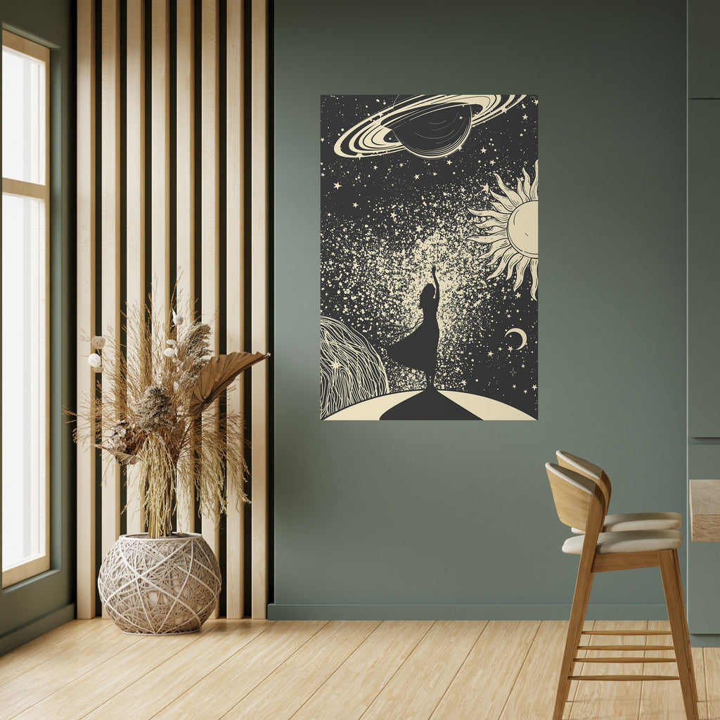 Affiche verticale autocollante MYSTIC UNIVERSE