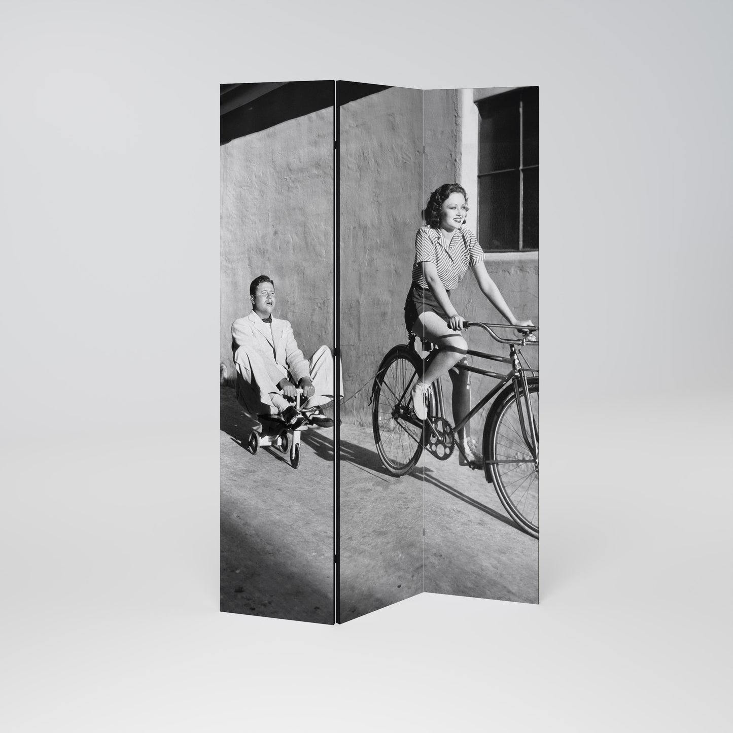 HAPPY JOURNEY 3-Panel Room Divider