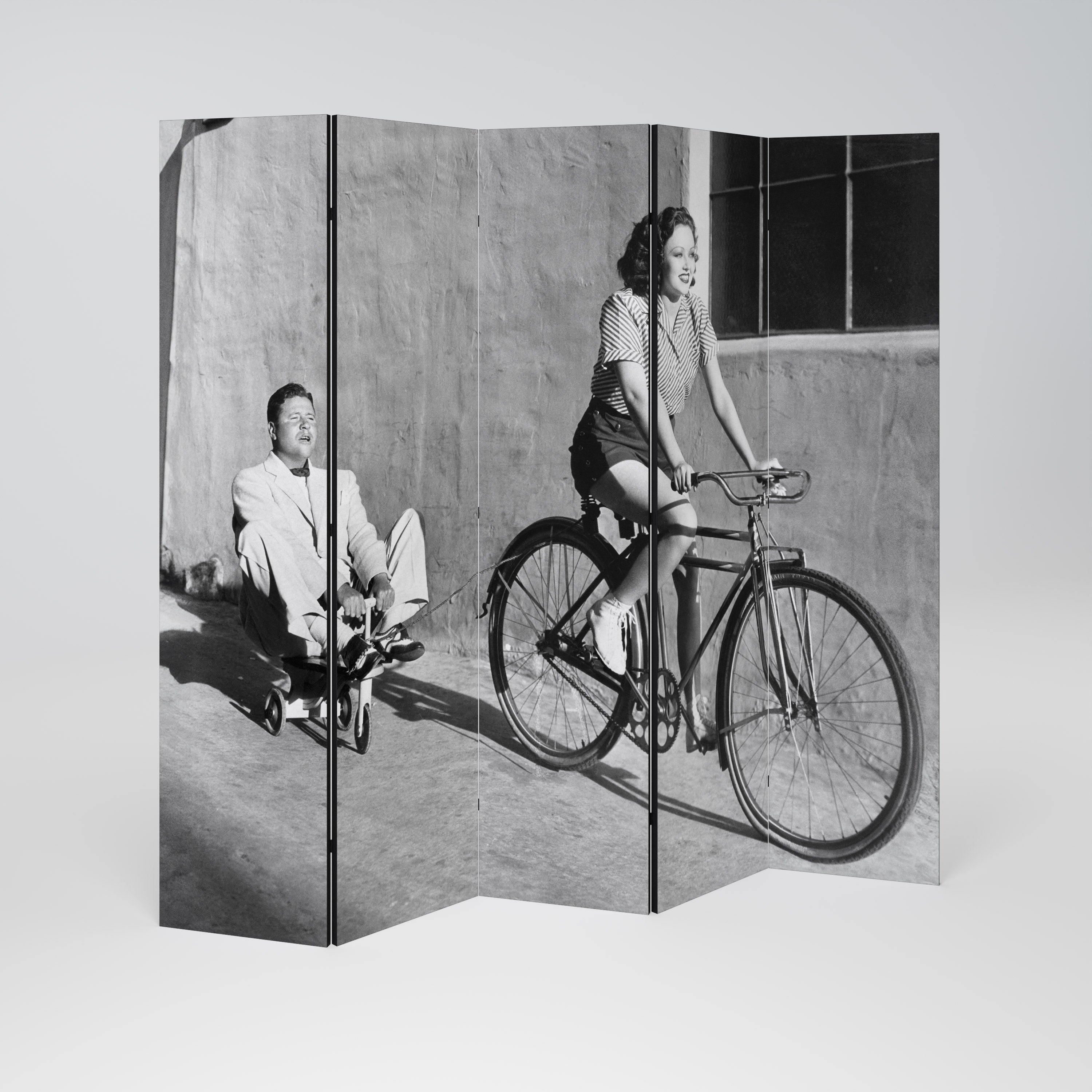 Paravent décoratif à 5 panneaux HAPPY JOURNEY