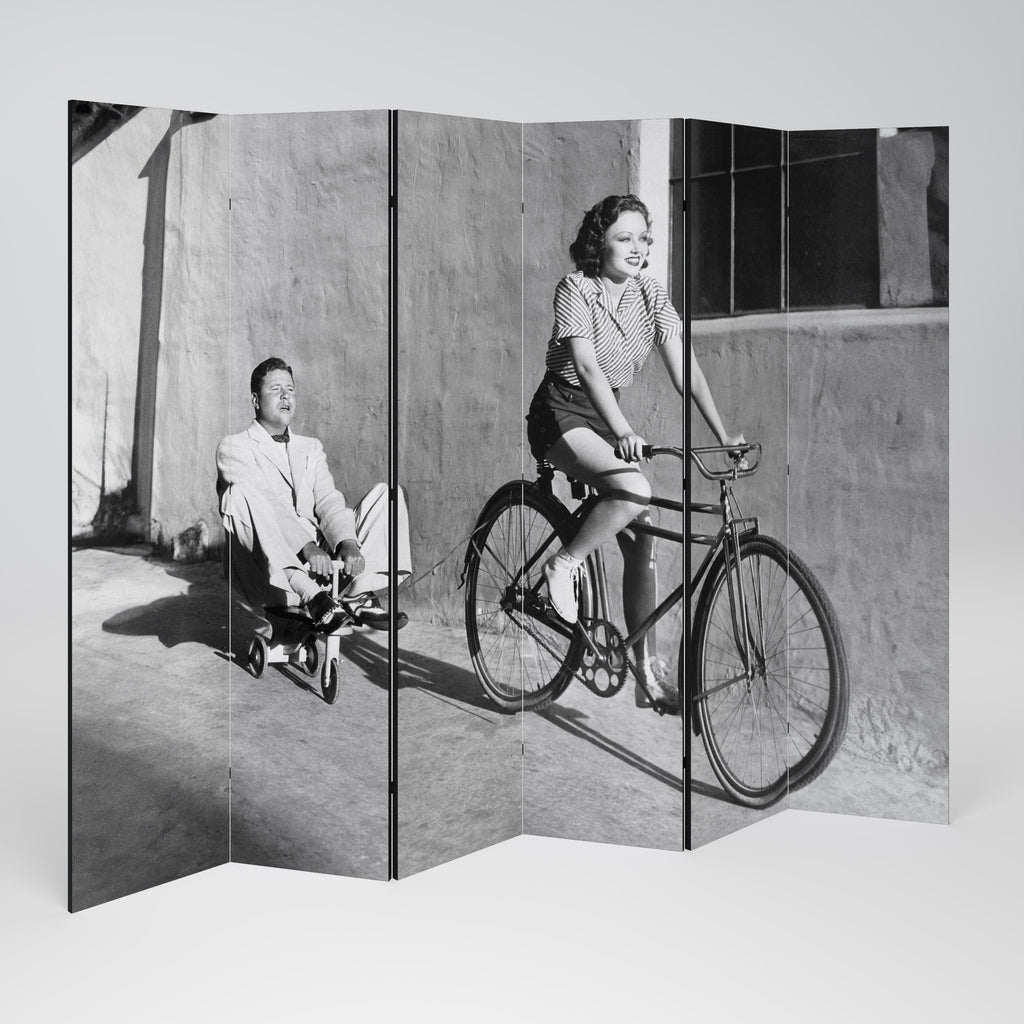 Paravent décoratif à 6 panneaux HAPPY JOURNEY