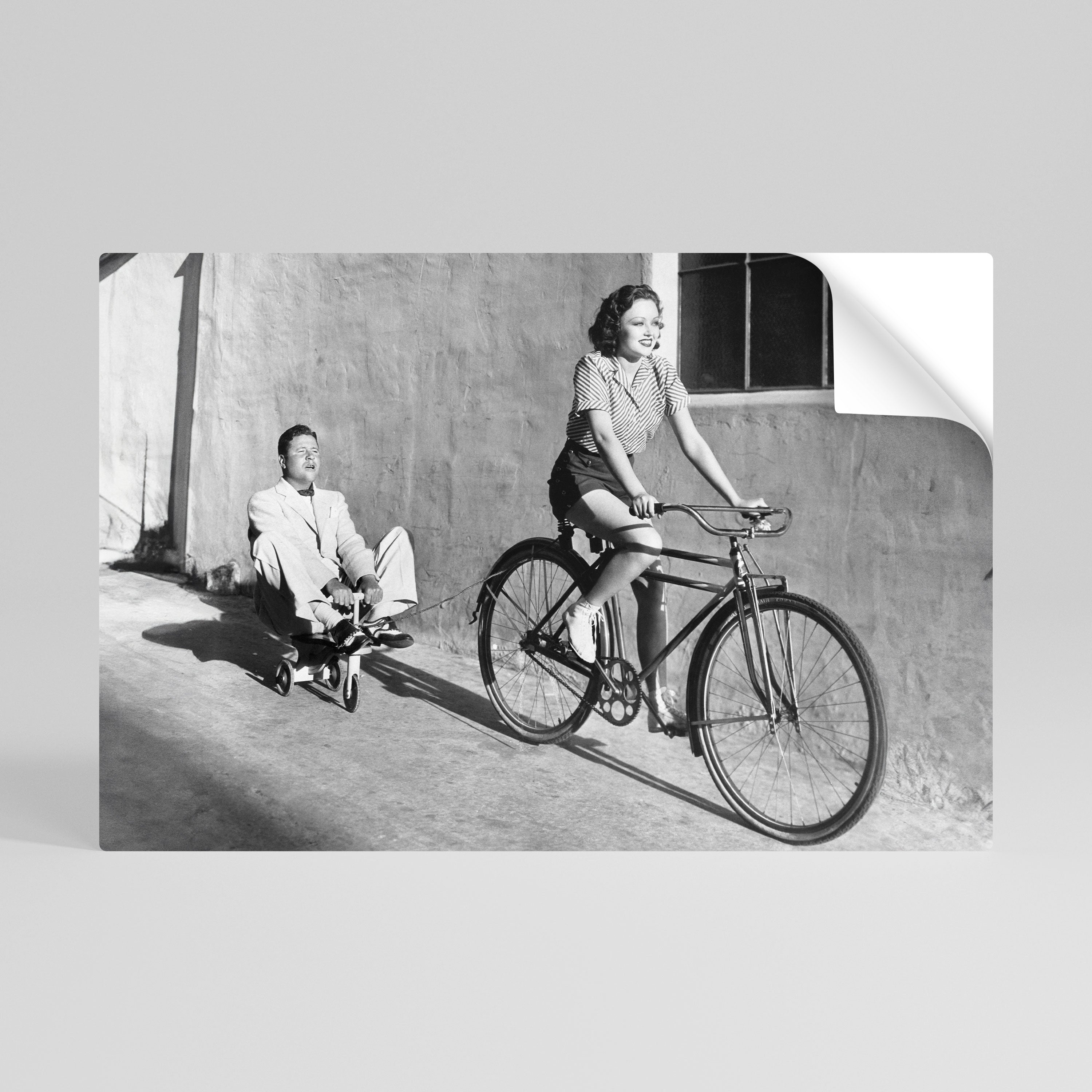 Affiche horizontale autocollante « HAPPY JOURNEY »