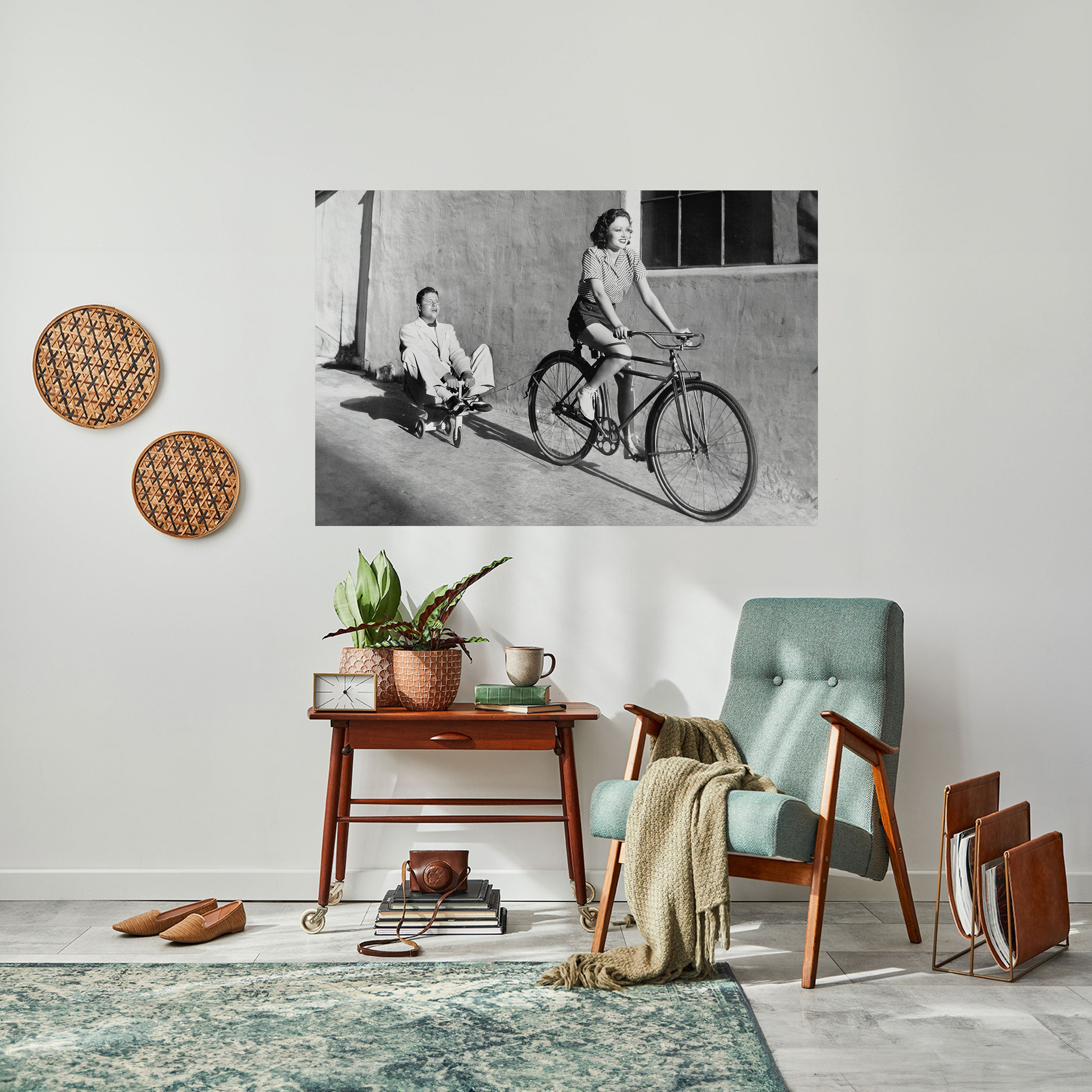 Affiche horizontale autocollante « HAPPY JOURNEY »