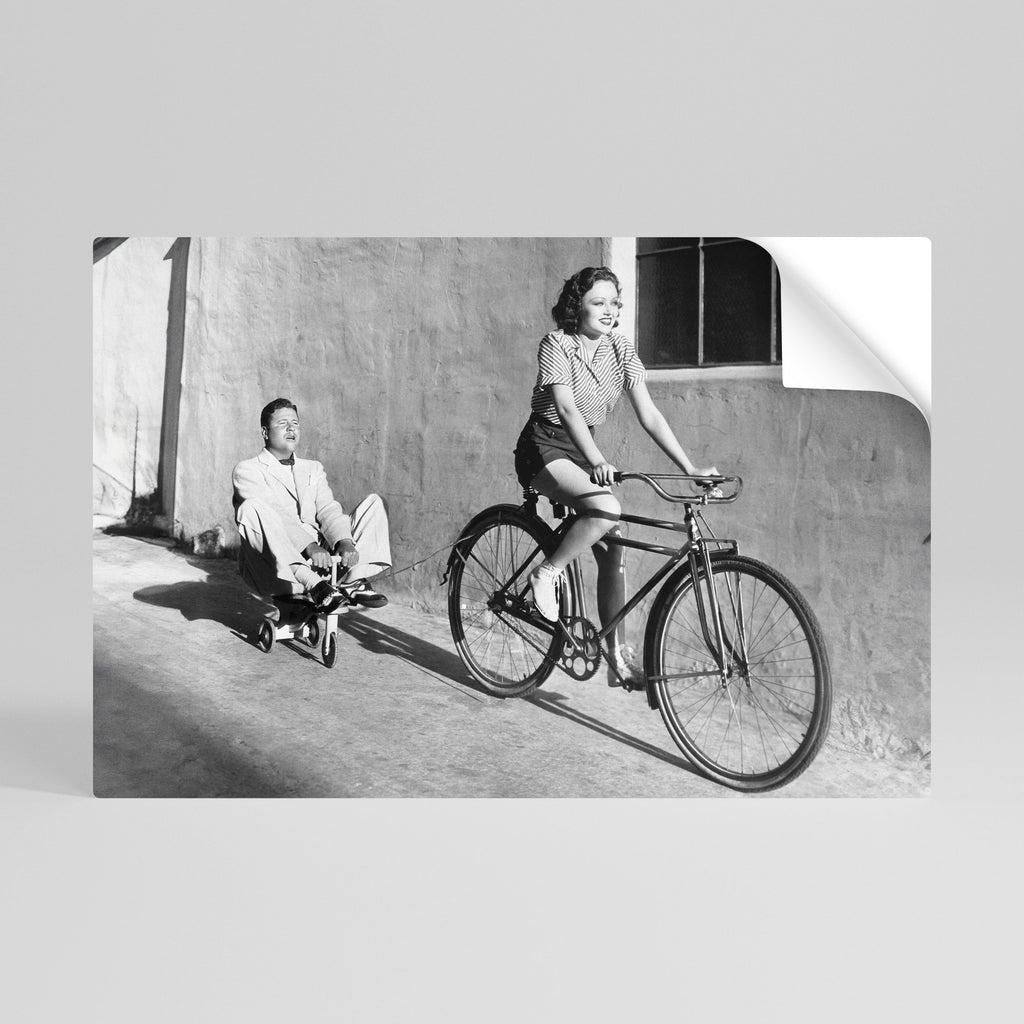 HAPPY JOURNEY Peel and Stick Horizontal Poster