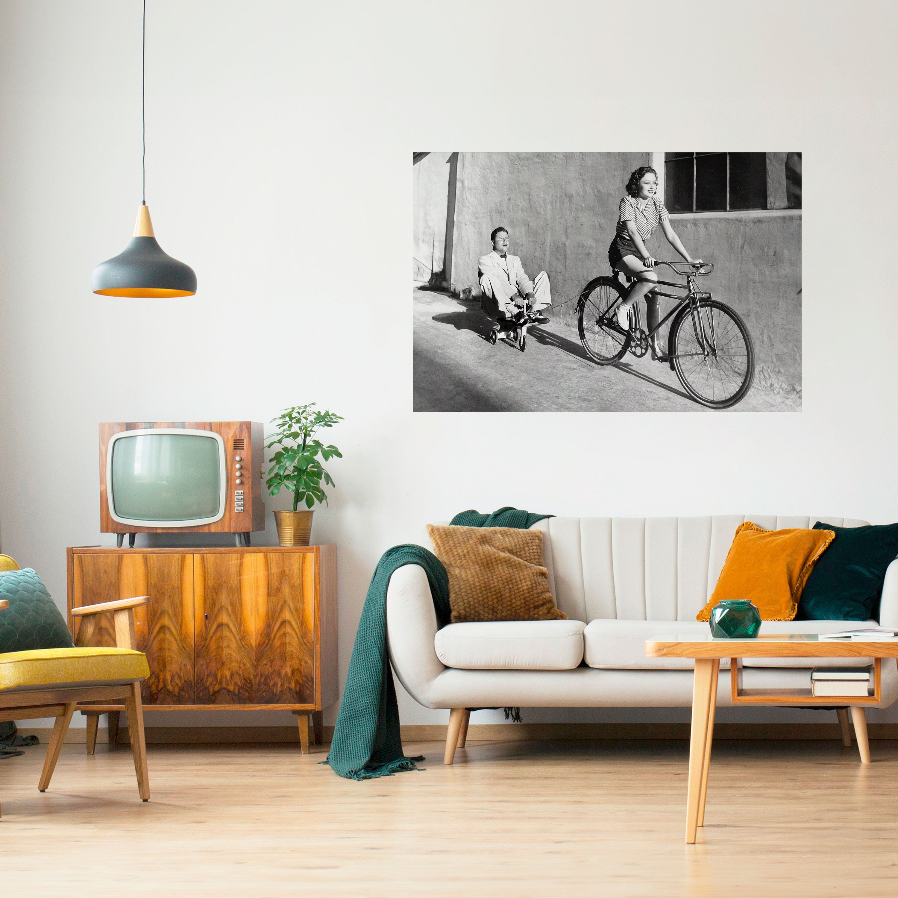 Affiche horizontale autocollante « HAPPY JOURNEY »