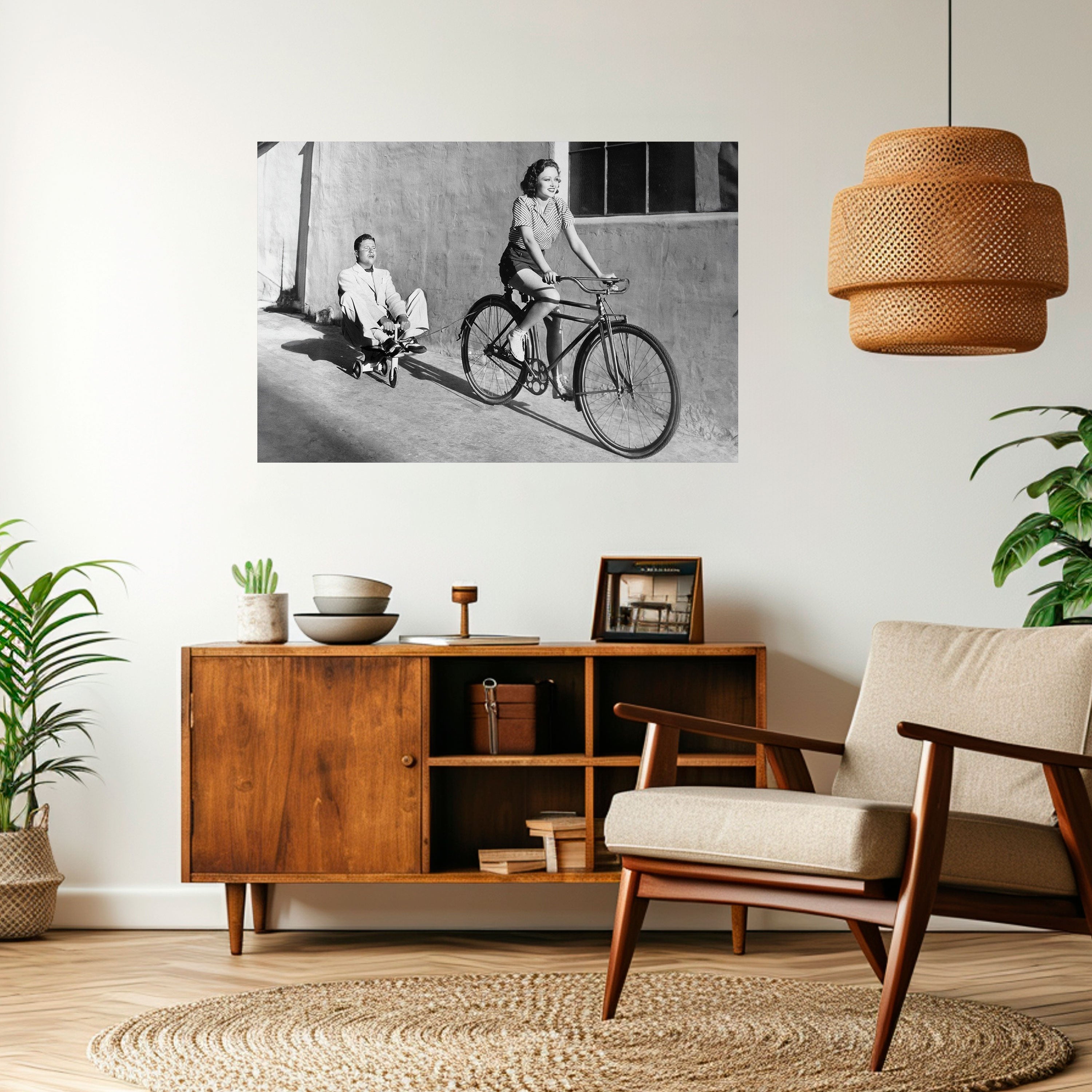 Affiche horizontale autocollante « HAPPY JOURNEY »