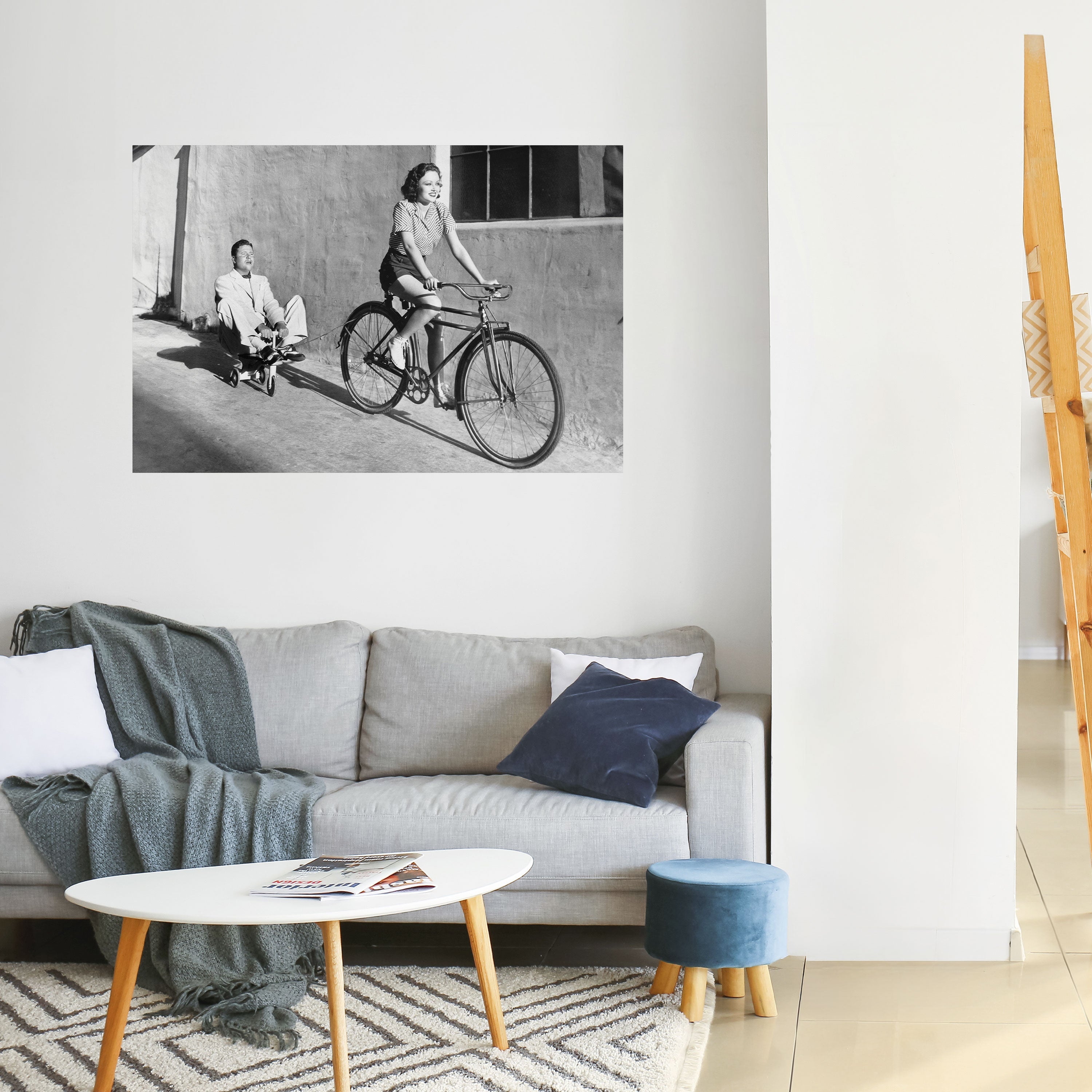 Affiche horizontale autocollante « HAPPY JOURNEY »