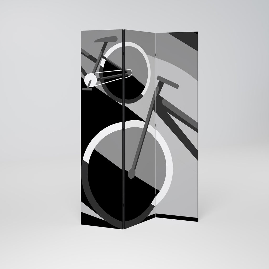 BIKE ENERGY Séparateur de pièce décoratif à 3 panneaux