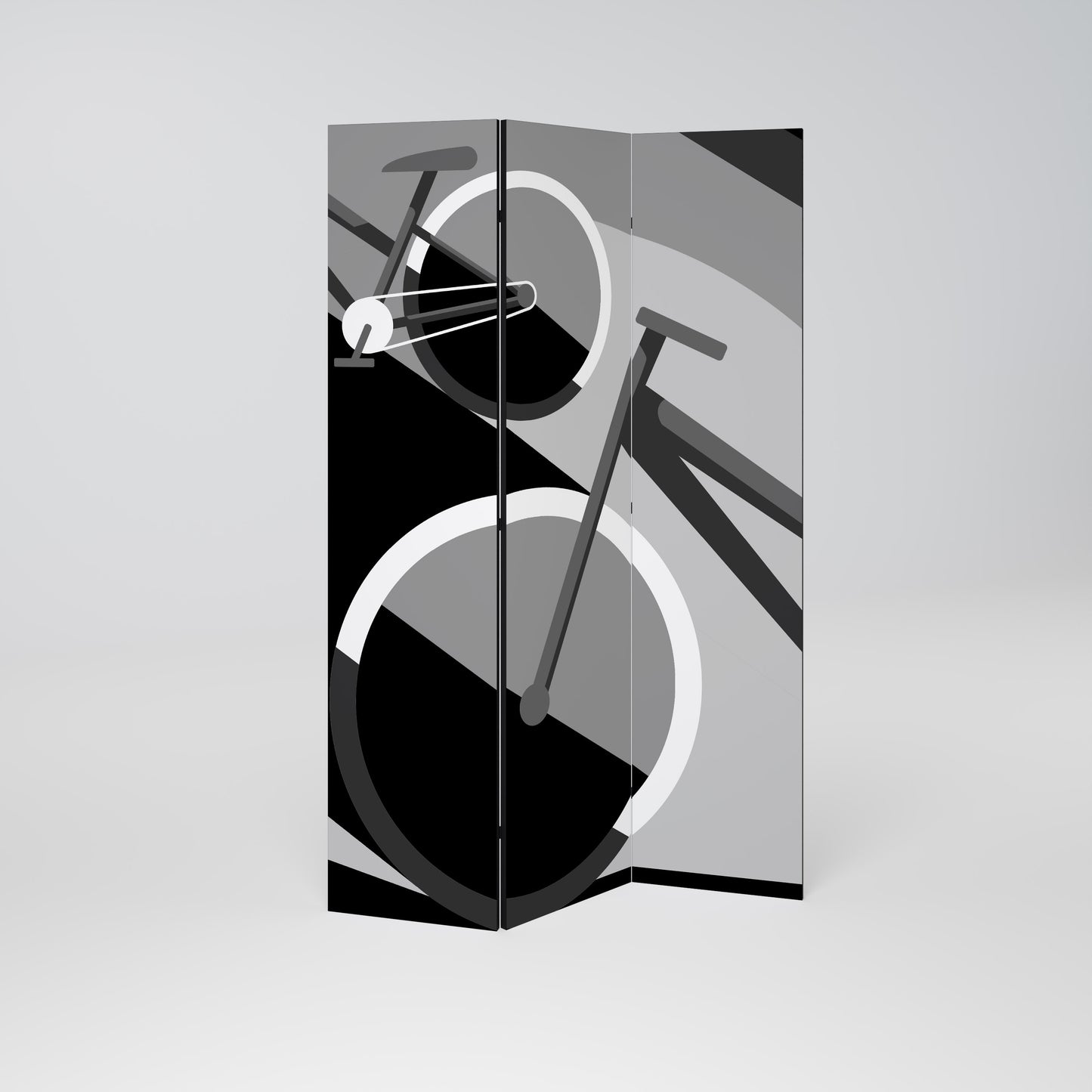 BIKE ENERGY 3-Panel Room Divider