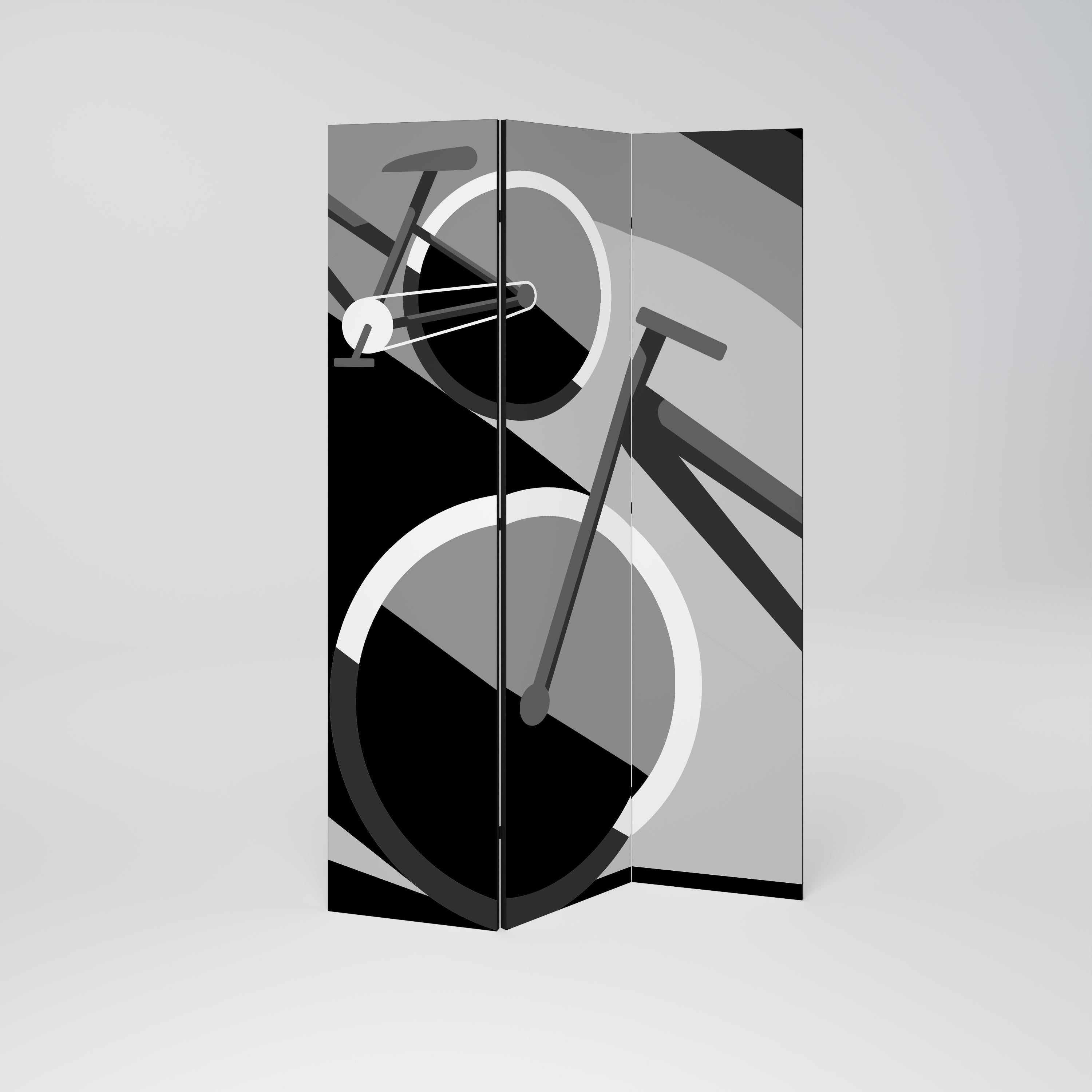 BIKE ENERGY Séparateur de pièce décoratif à 3 panneaux