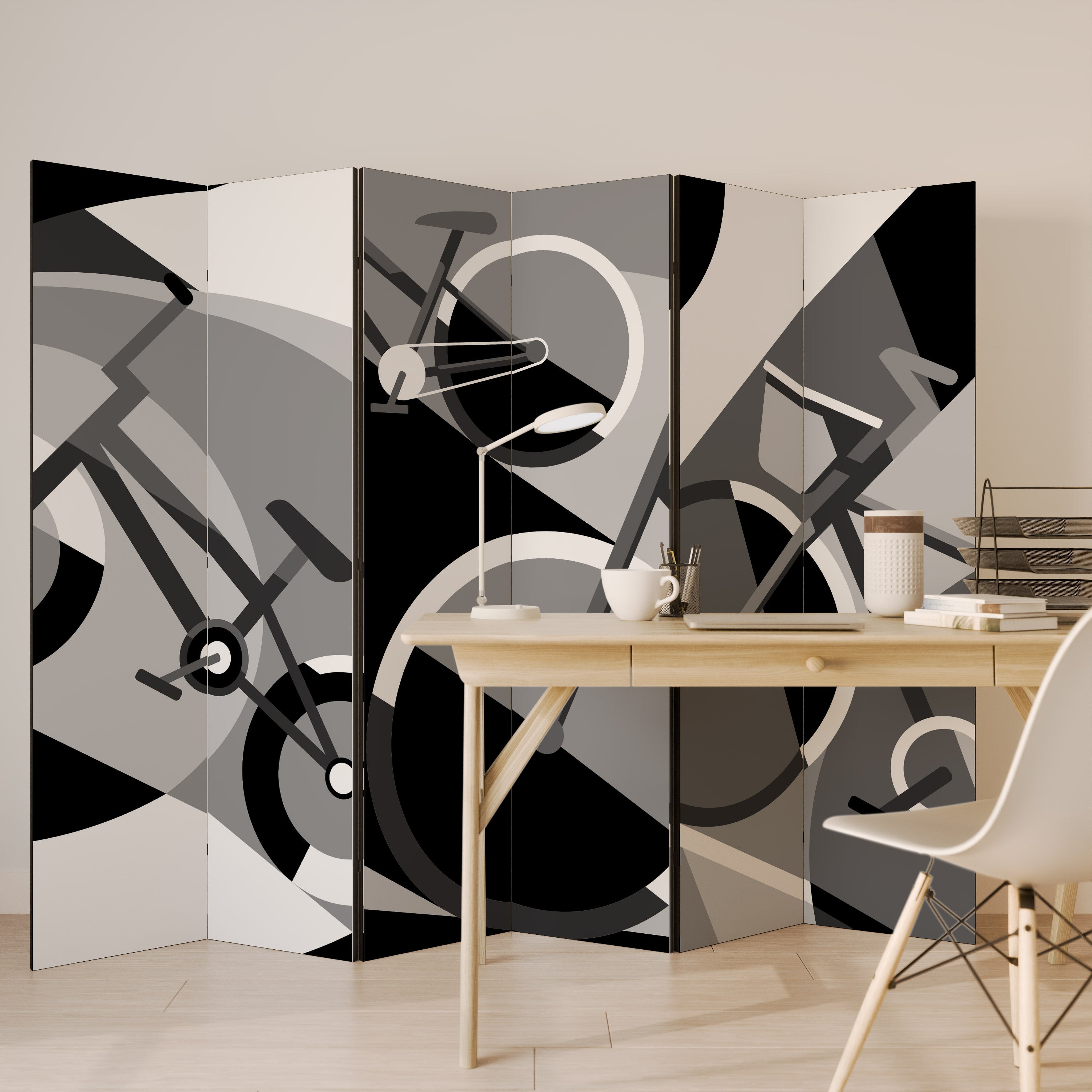 BIKE ENERGY 6-Panel Room Divider
