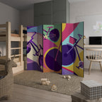 BIKE DREAMS 6-Panel Room Divider